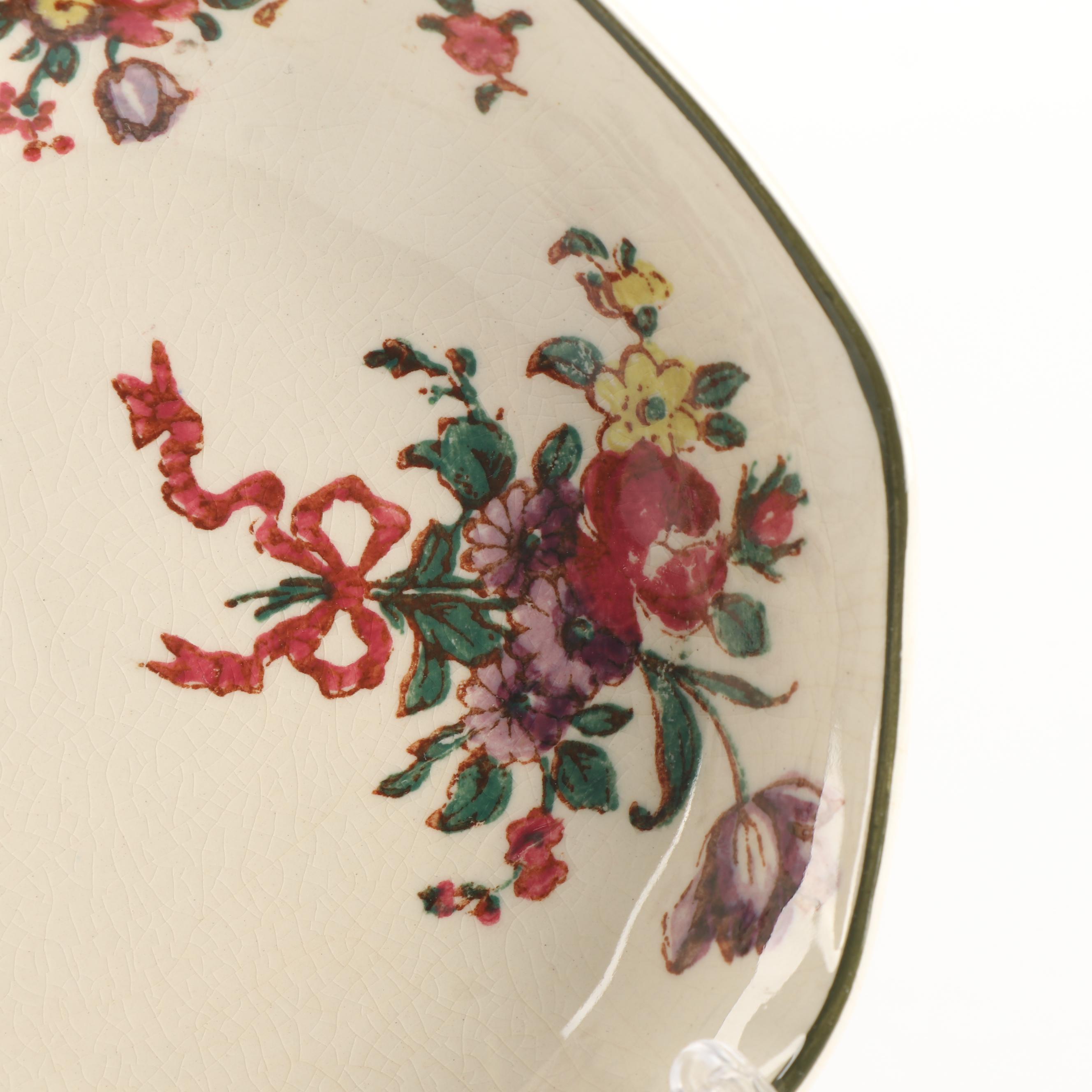 Royal Doulton "Old Leeds Sprays" Earthenware Tableware, Circa 1912