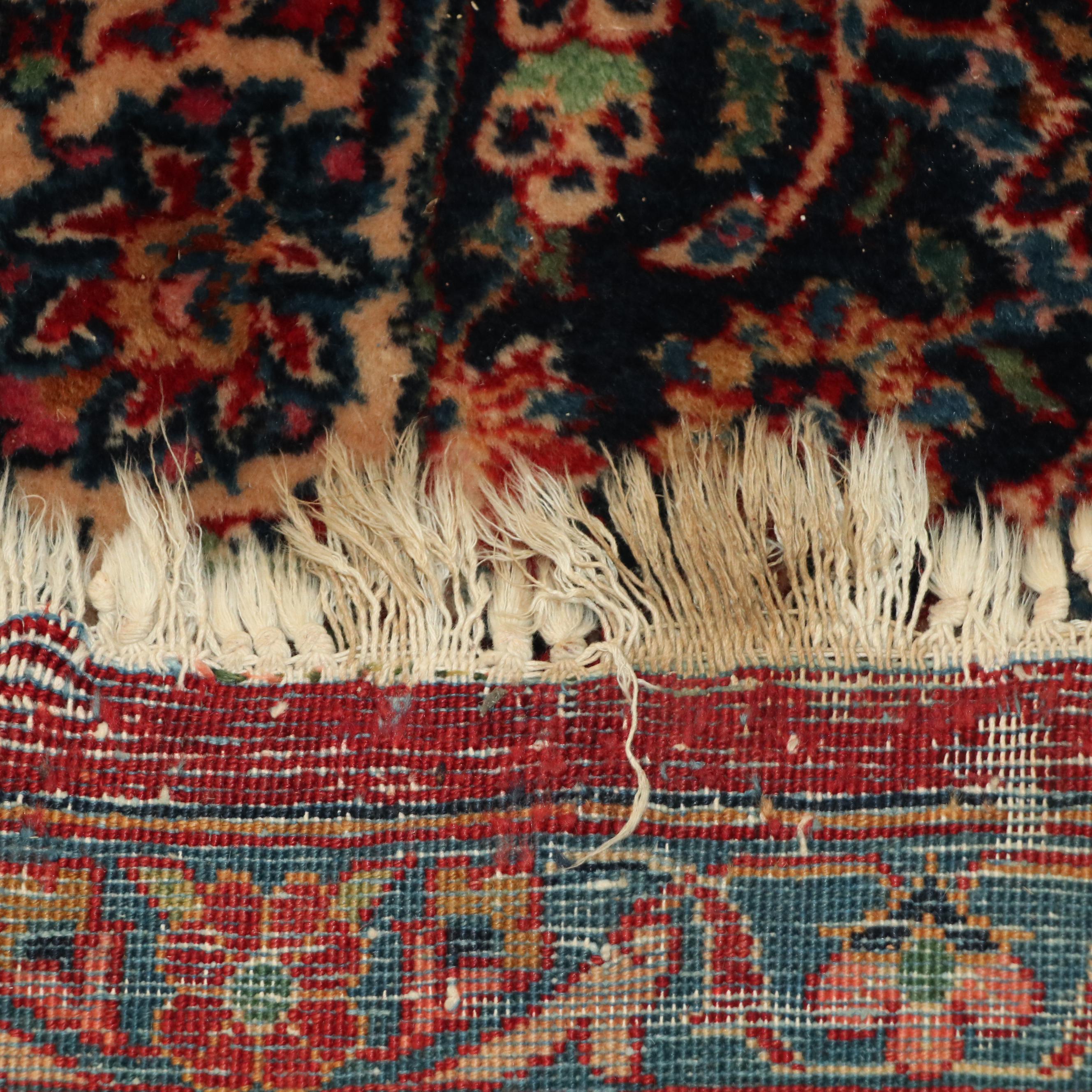 Hand-Knotted Indian Agra Wool Room Sized Rug