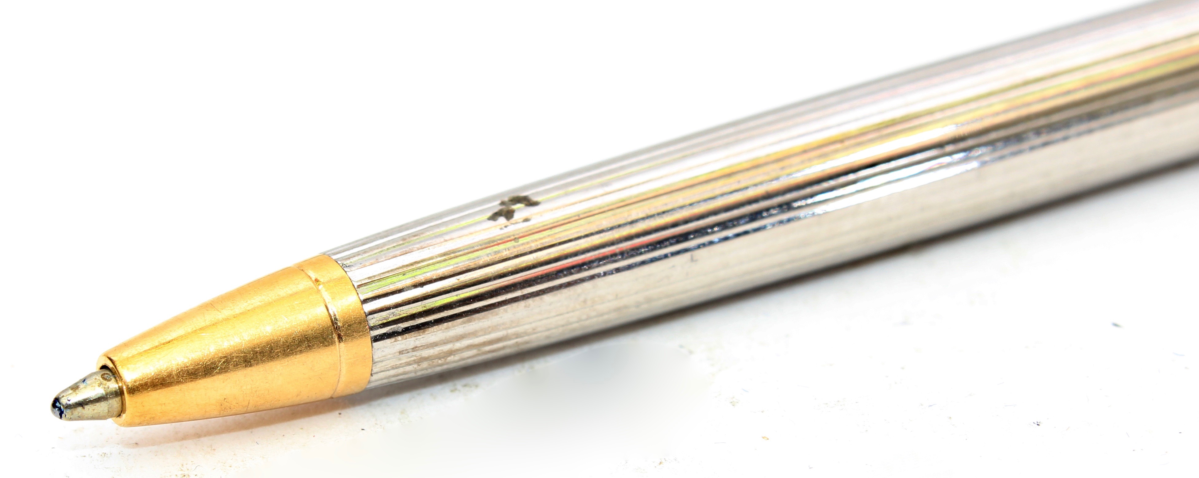 Waterman Ballpoint Pen and Brass Crab Magnifying Glass