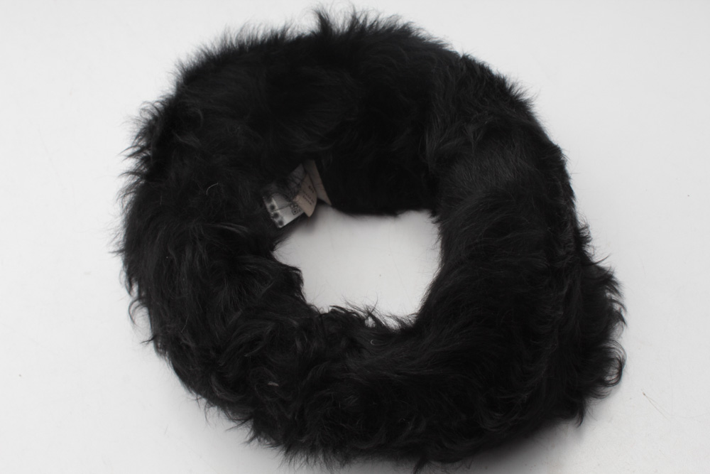 UGG Australia Black Shearling Wide Head Band