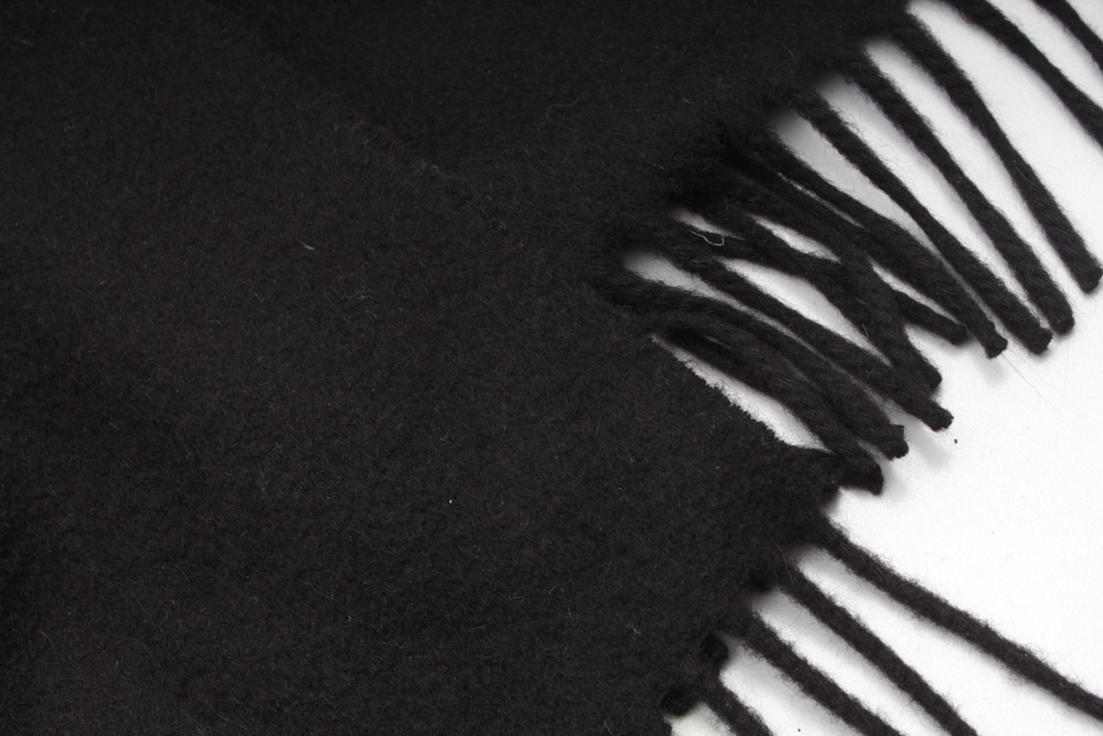 Loro Piana Multicolor Cashmere Scarf with Fringe, Made in Italy