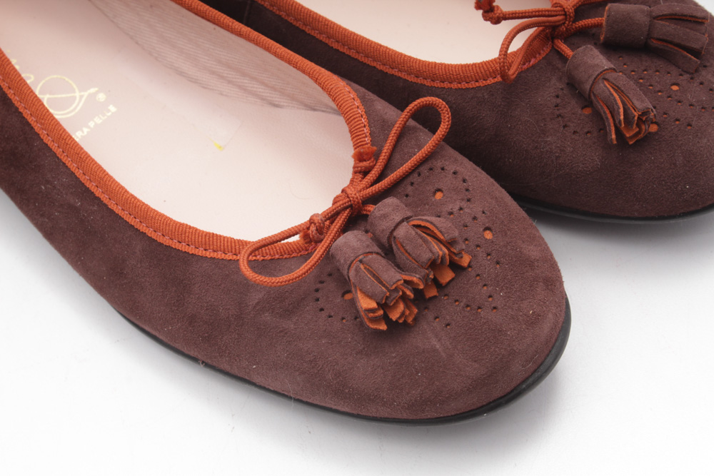 Women's Vintage Prada Loafers and Bailarina S Tasseled Ballet Flats