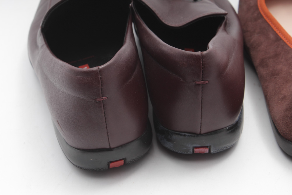 Women's Vintage Prada Loafers and Bailarina S Tasseled Ballet Flats