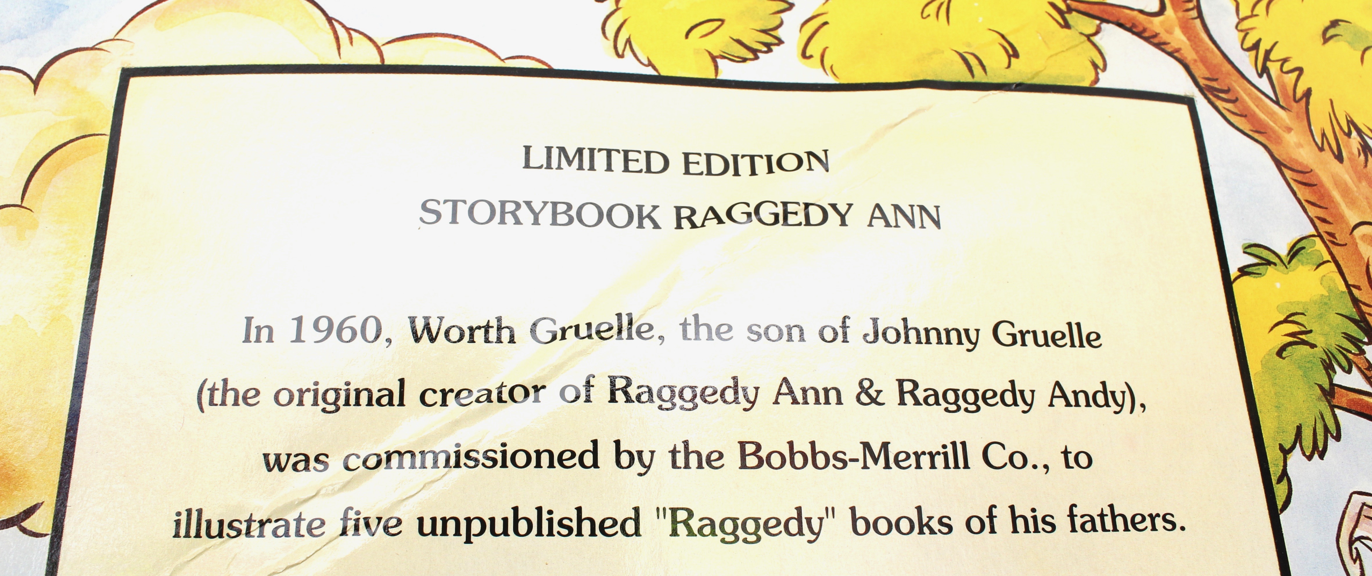 Limited Edition Raggedy Ann and Andy Dolls in Original Boxes With Certificates