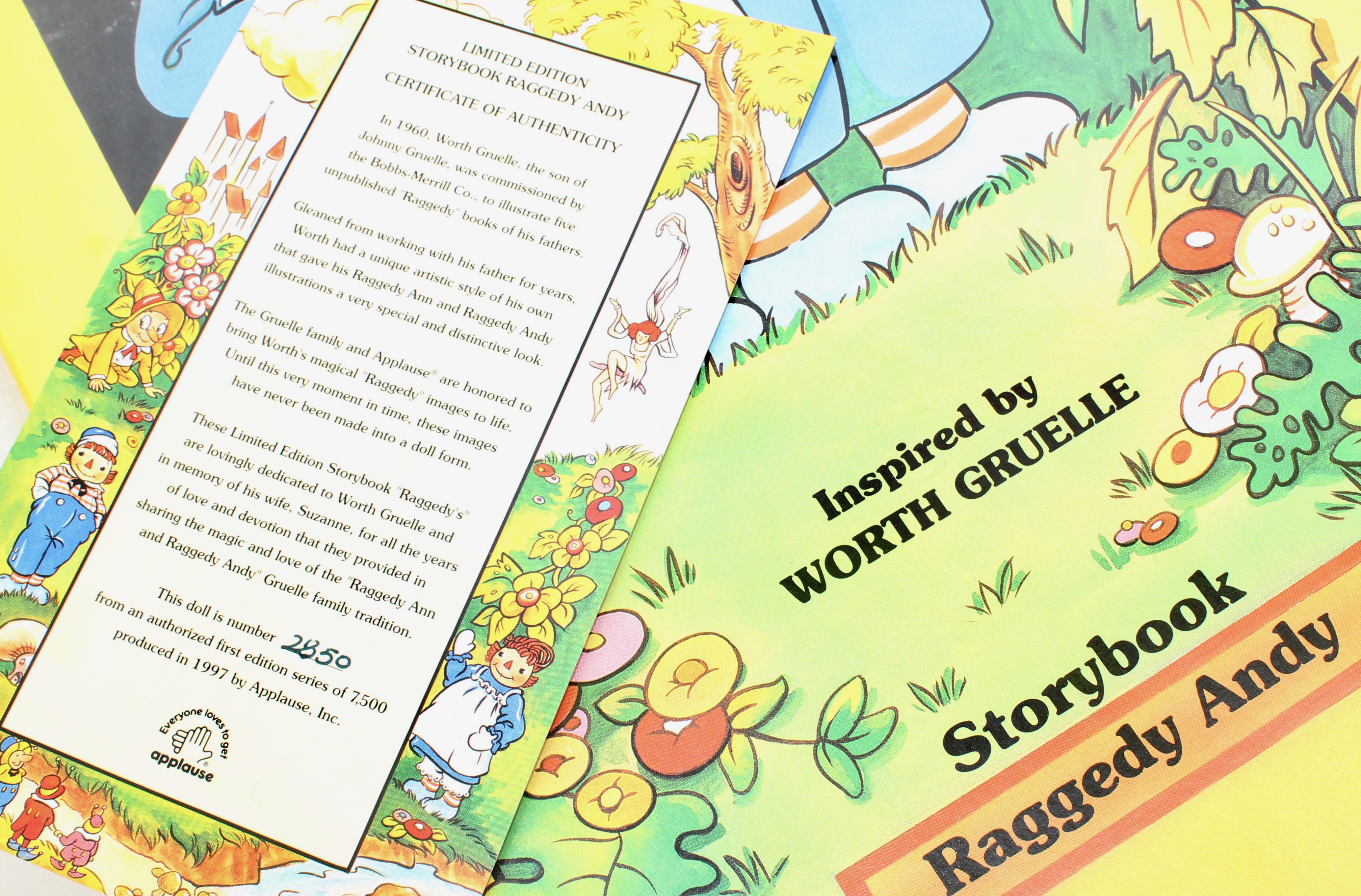 Limited Edition Raggedy Ann and Andy Dolls in Original Boxes With Certificates