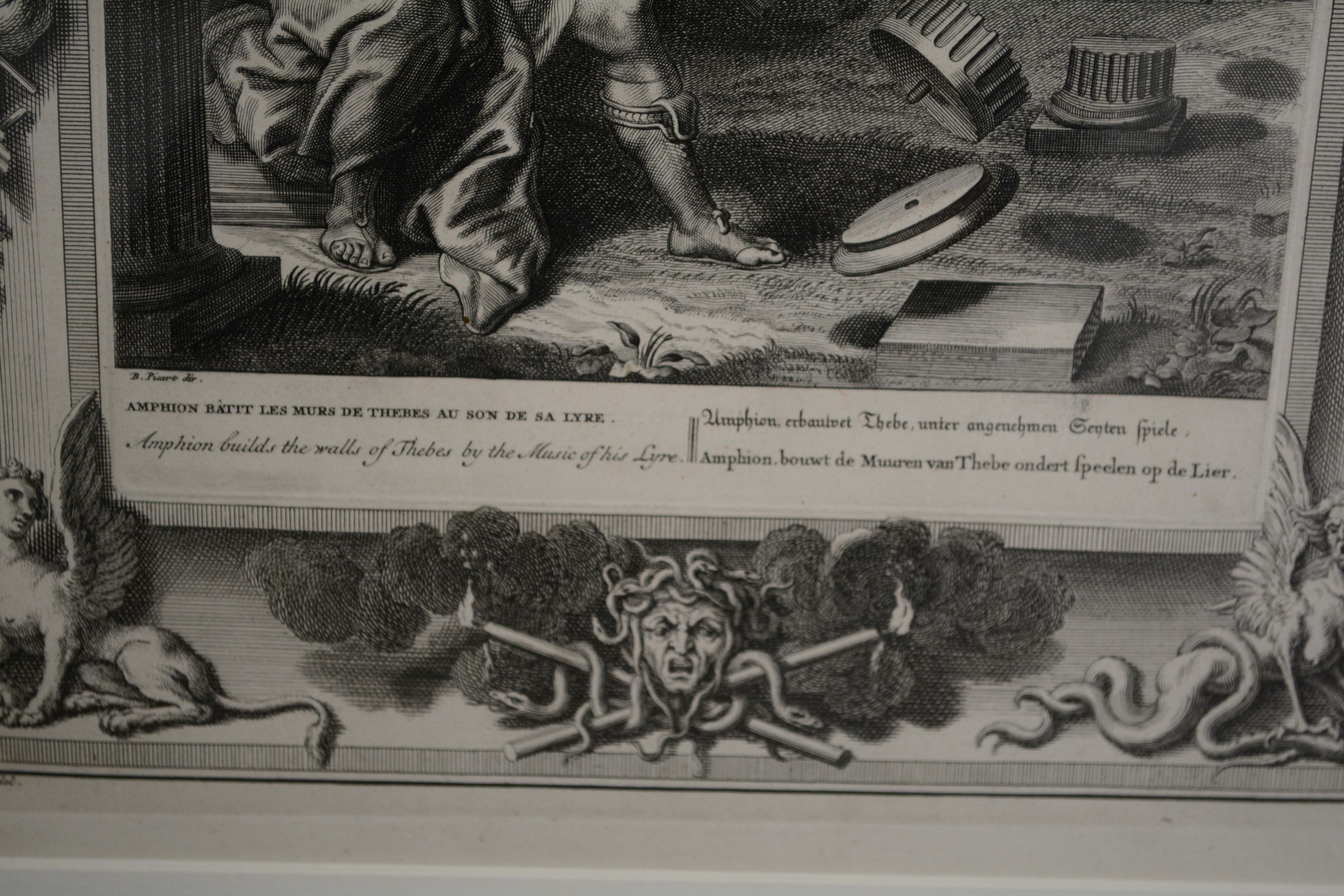 Bernard Picart Engravings from "Neueröffneter Musen-Tempel"