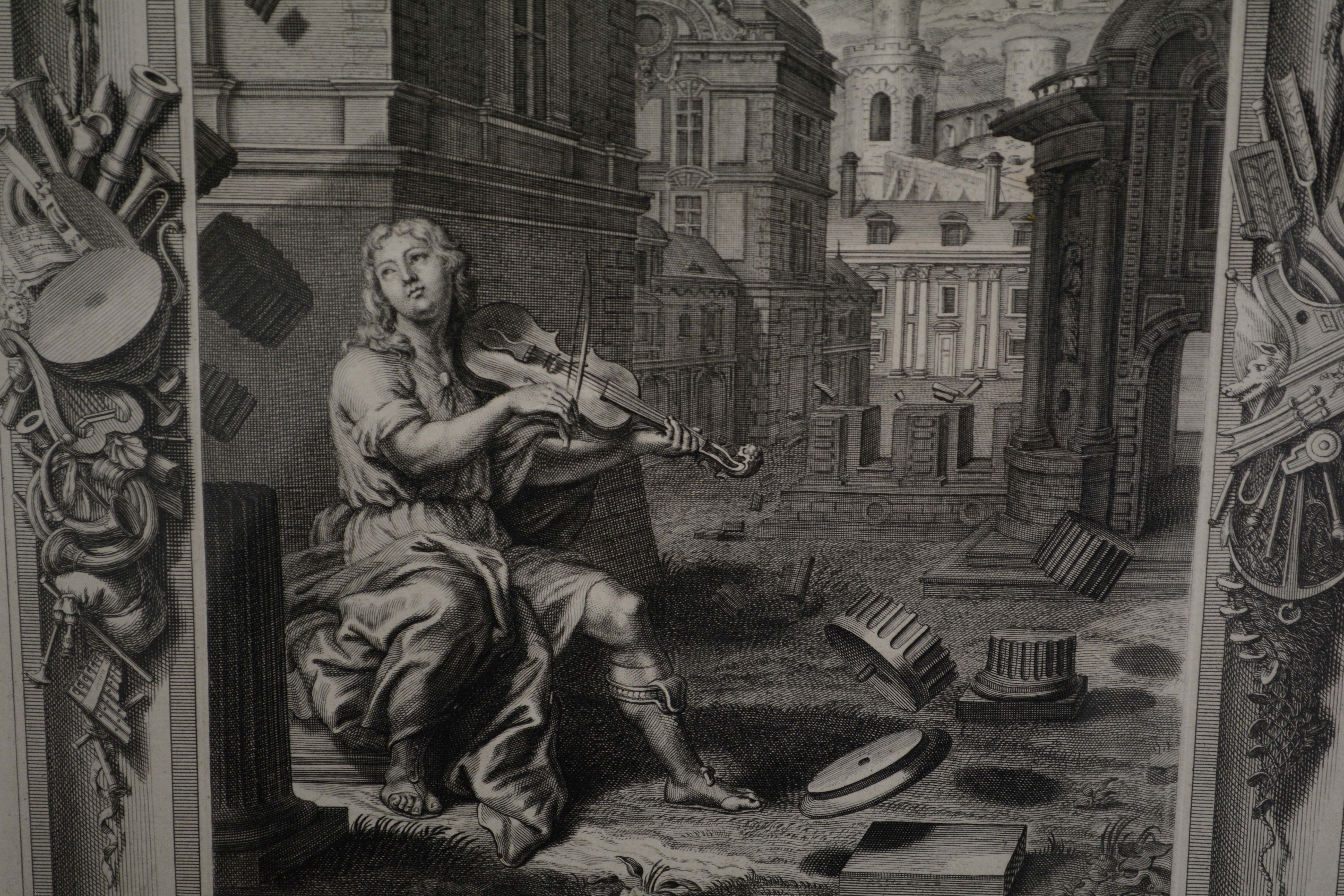 Bernard Picart Engravings from "Neueröffneter Musen-Tempel"