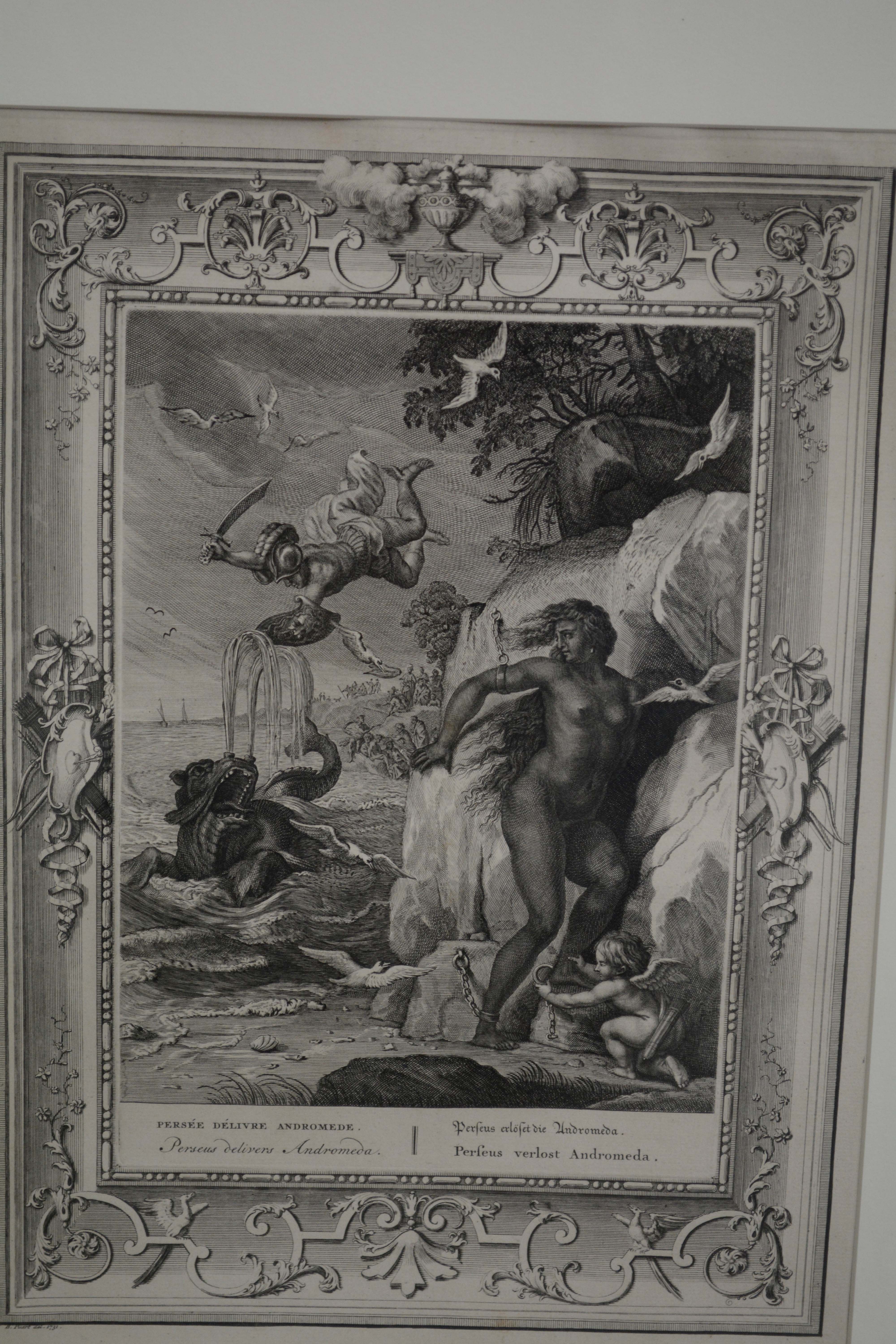 Bernard Picart Engravings from "Neueröffneter Musen-Tempel"