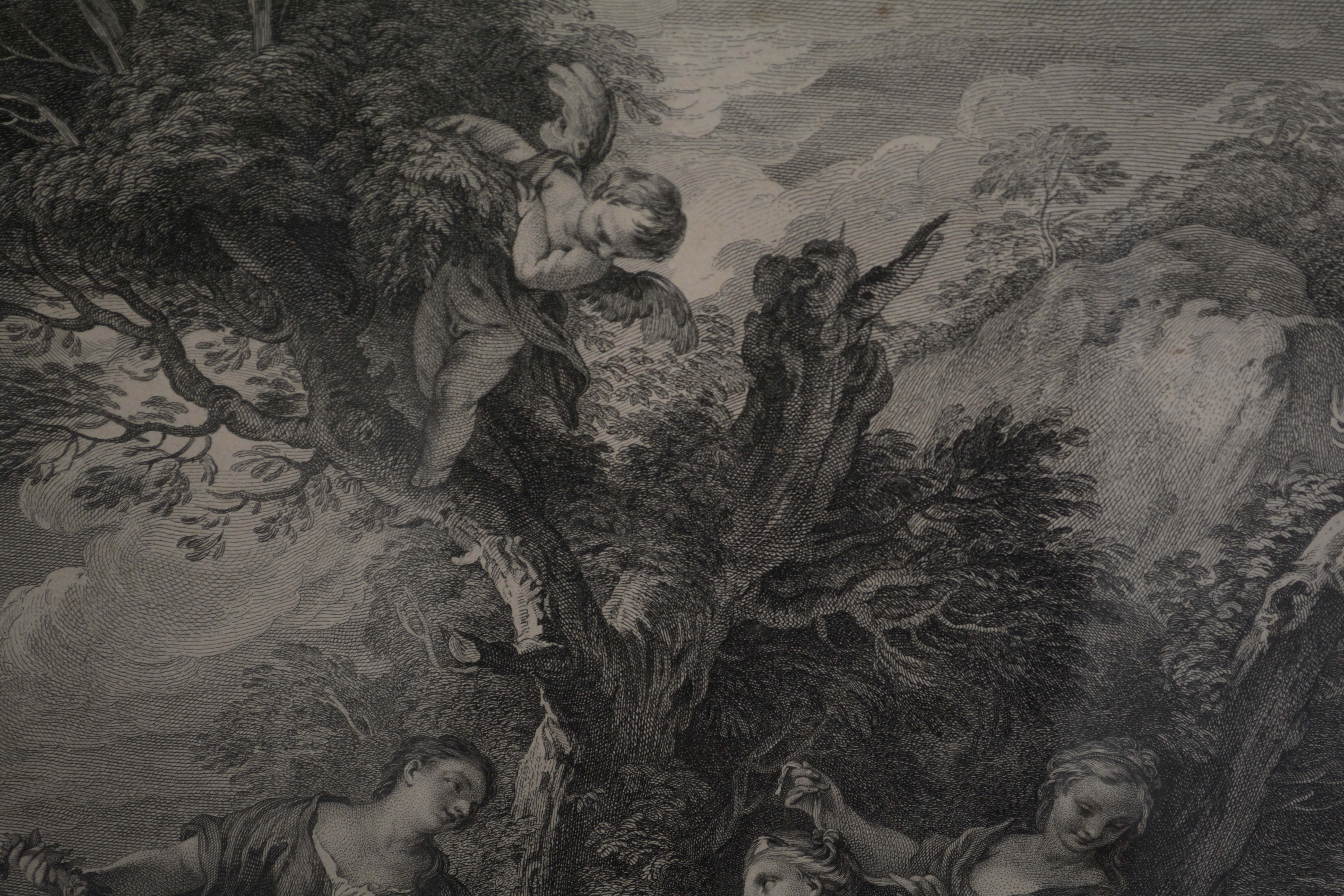 Engravings After Laurent Cars Featuring "Céphale enlevé par L'Aurore"