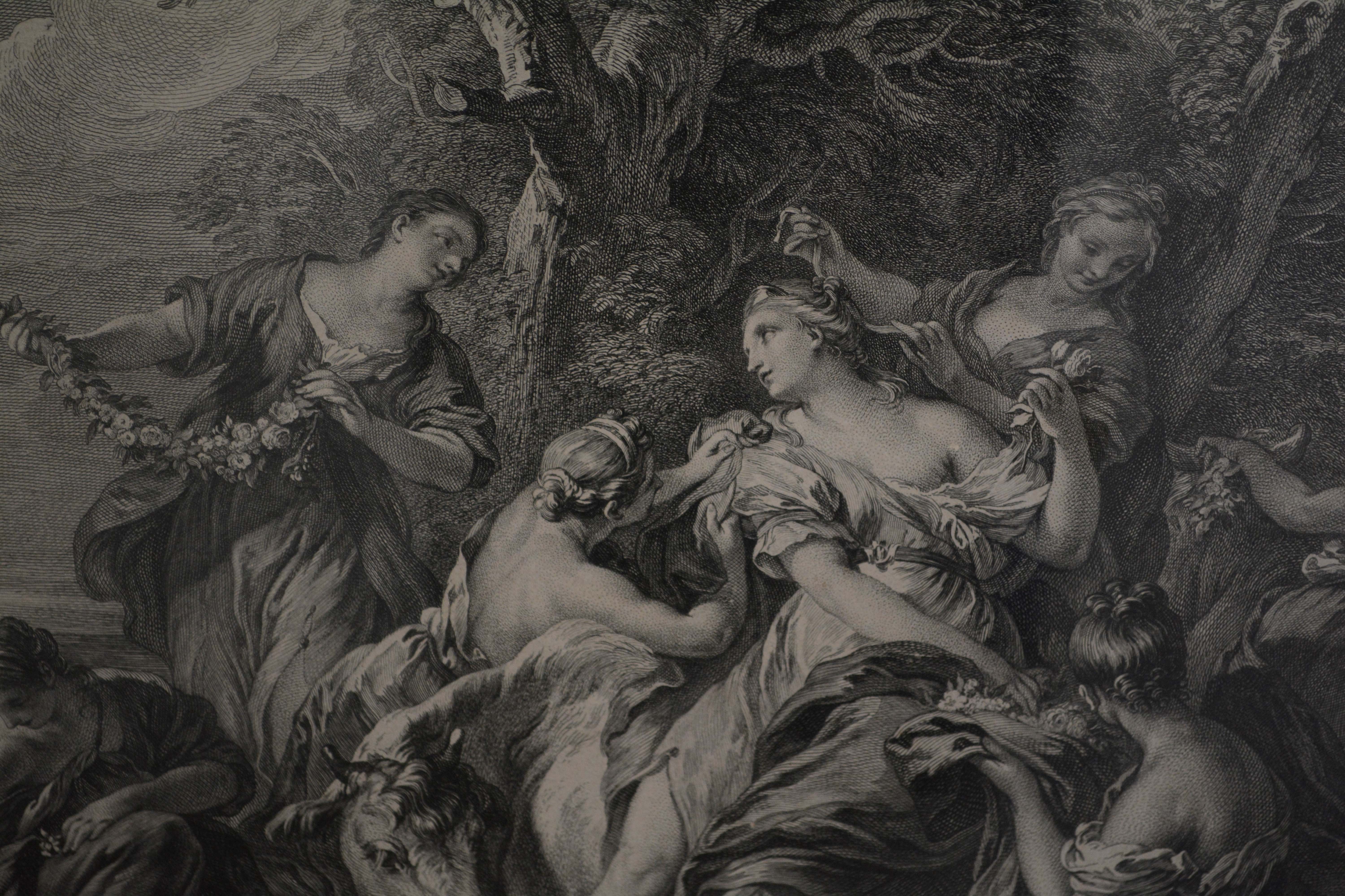 Engravings After Laurent Cars Featuring "Céphale enlevé par L'Aurore"