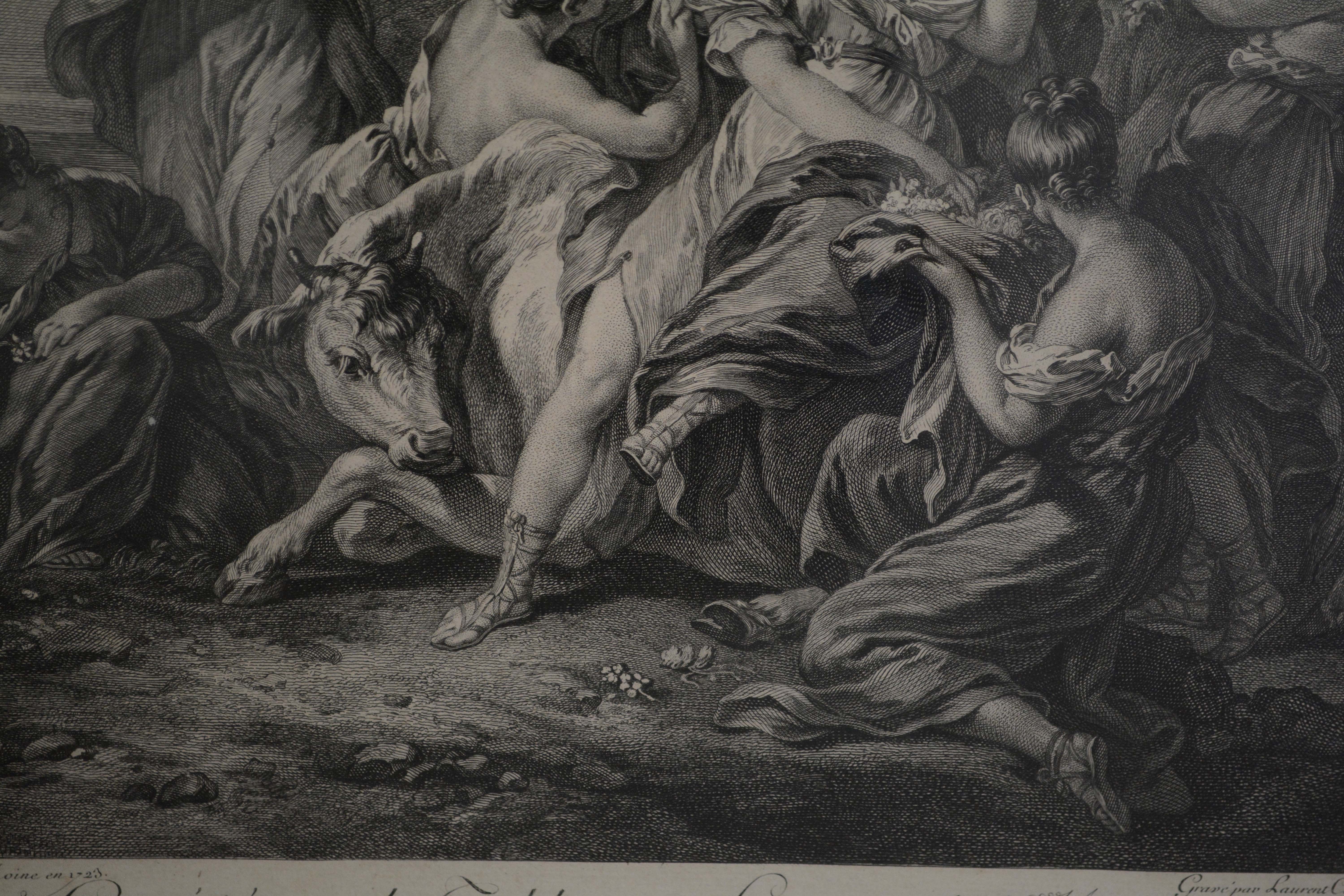 Engravings After Laurent Cars Featuring "Céphale enlevé par L'Aurore"