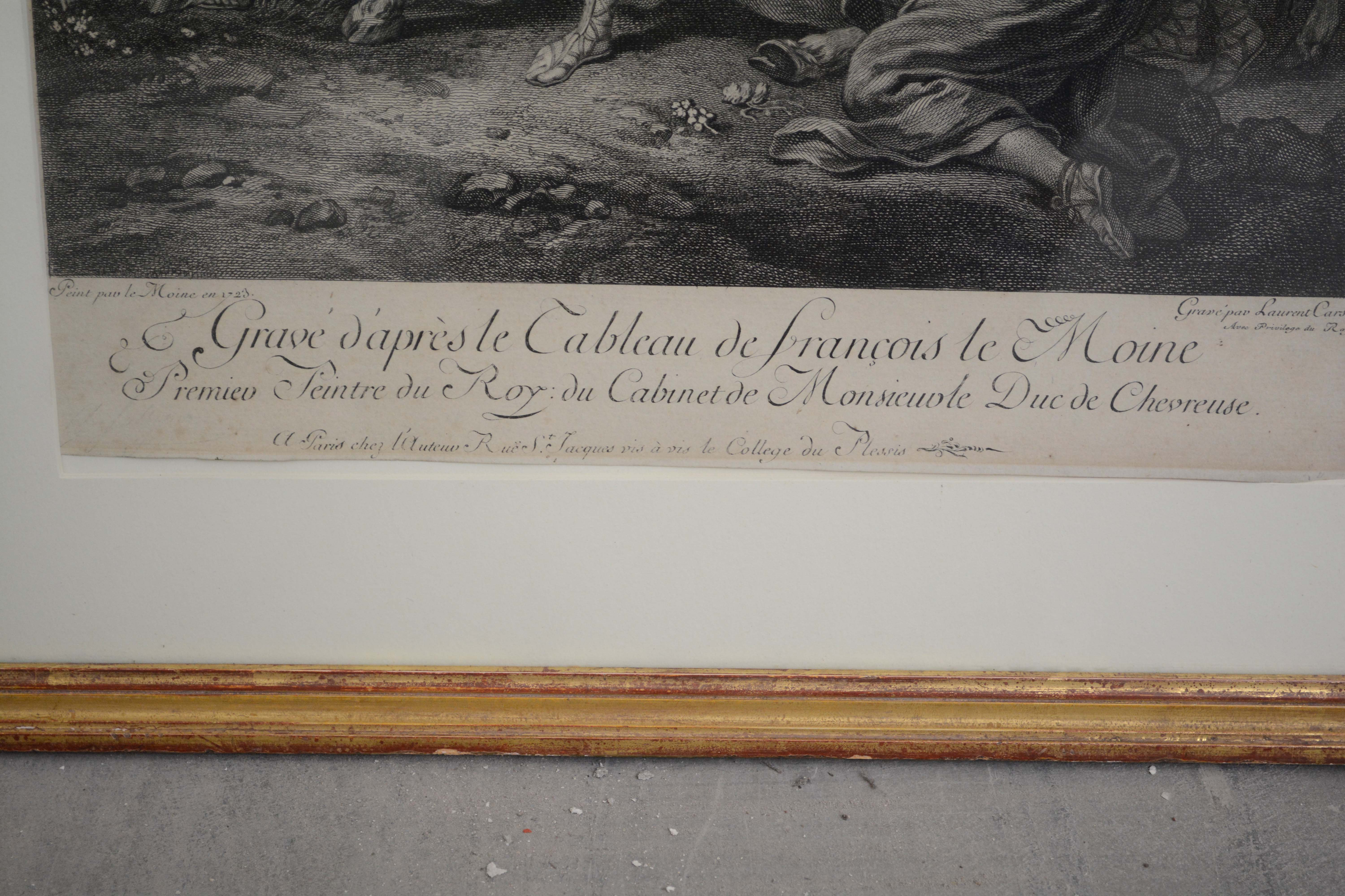 Engravings After Laurent Cars Featuring "Céphale enlevé par L'Aurore"