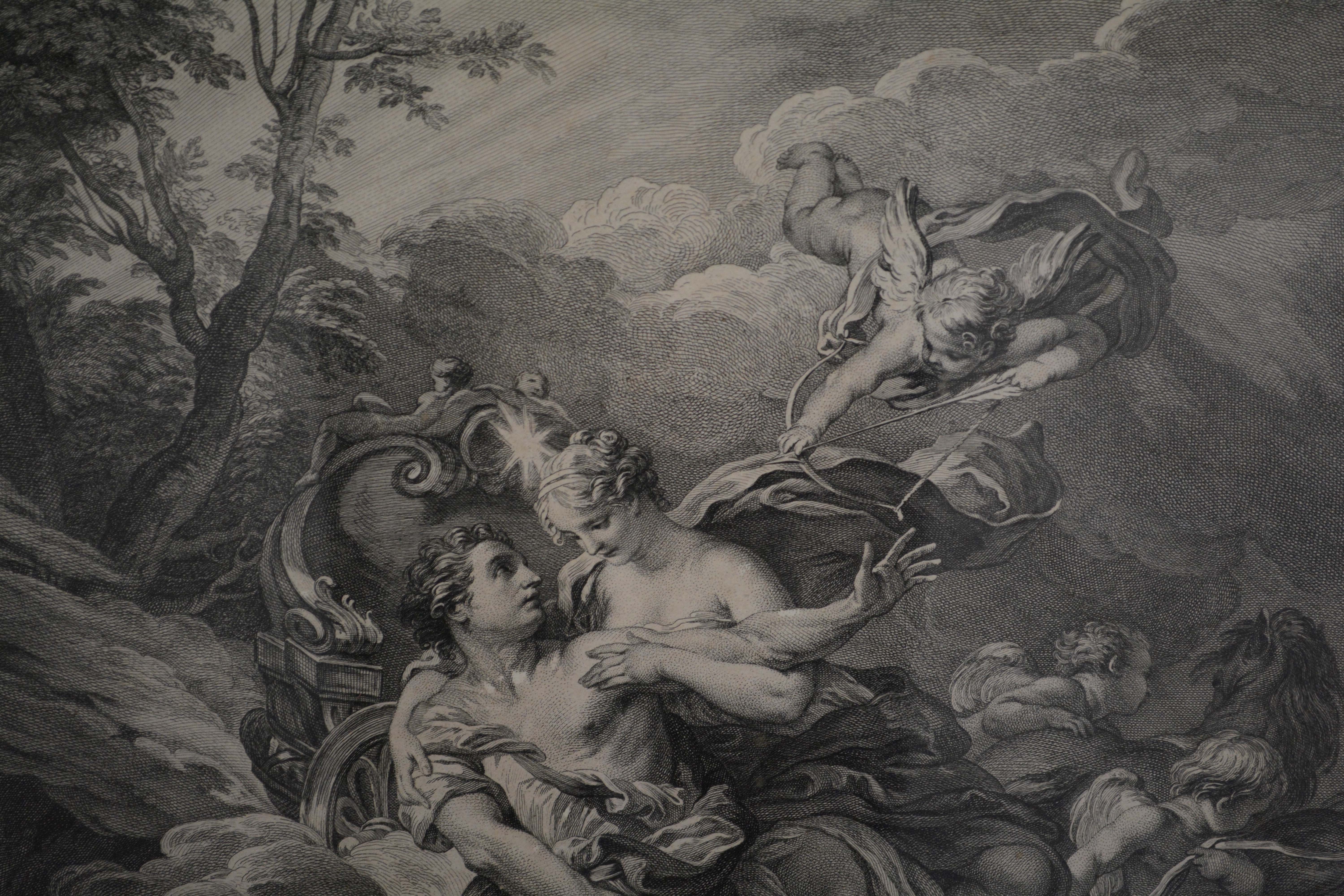 Engravings After Laurent Cars Featuring "Céphale enlevé par L'Aurore"