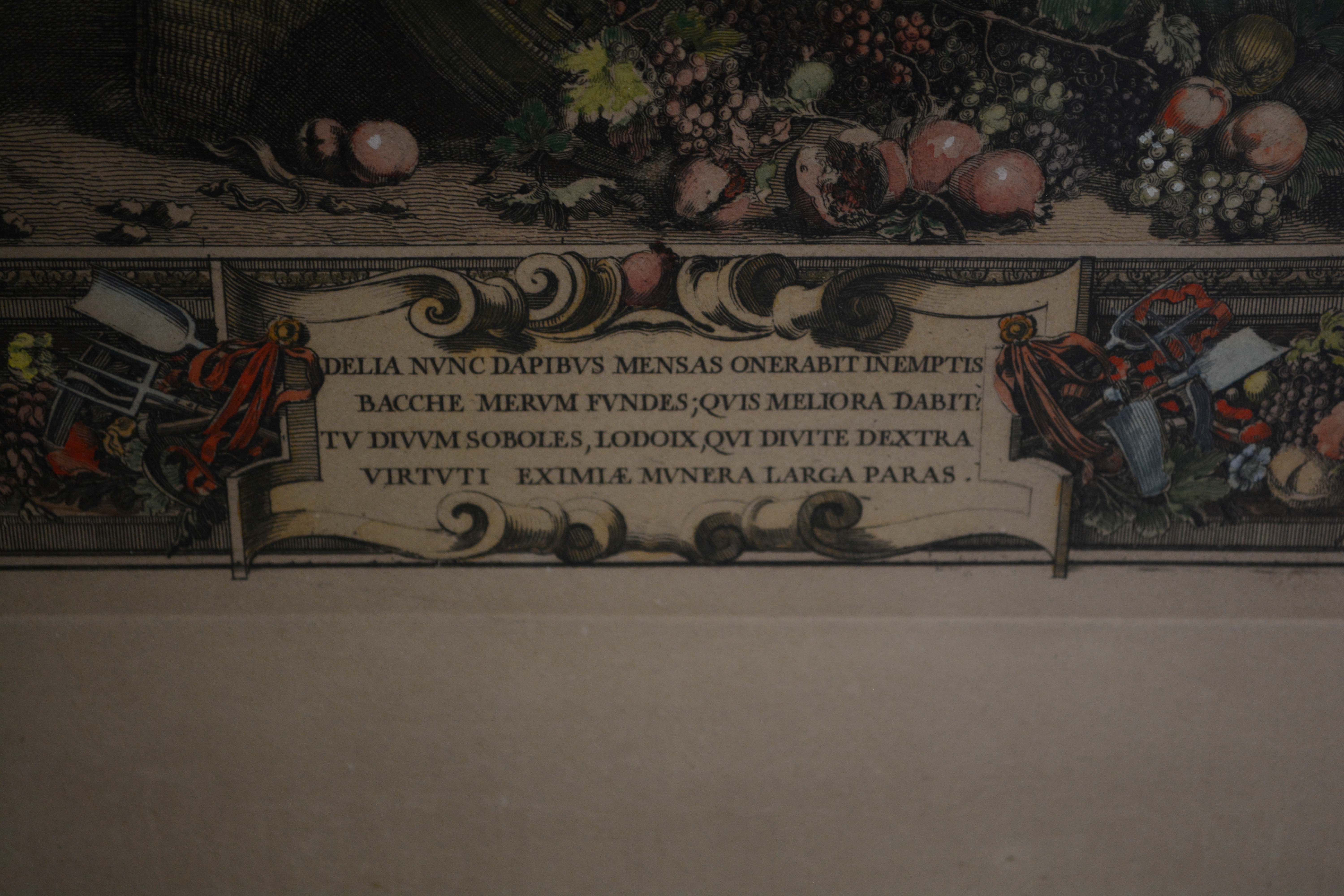 Allegorical Hand-Colored Engravings after Charles le Brun