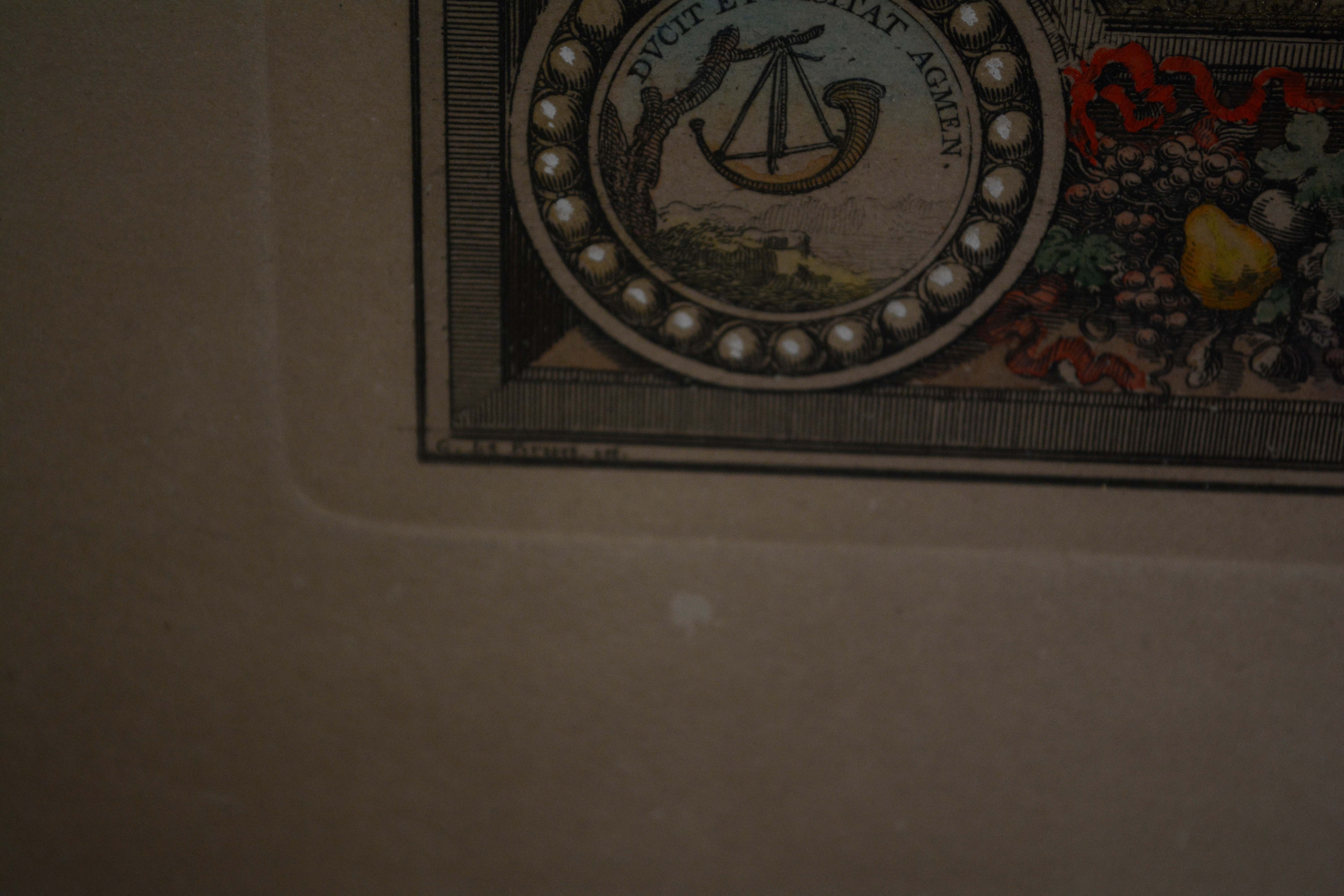 Allegorical Hand-Colored Engravings after Charles le Brun