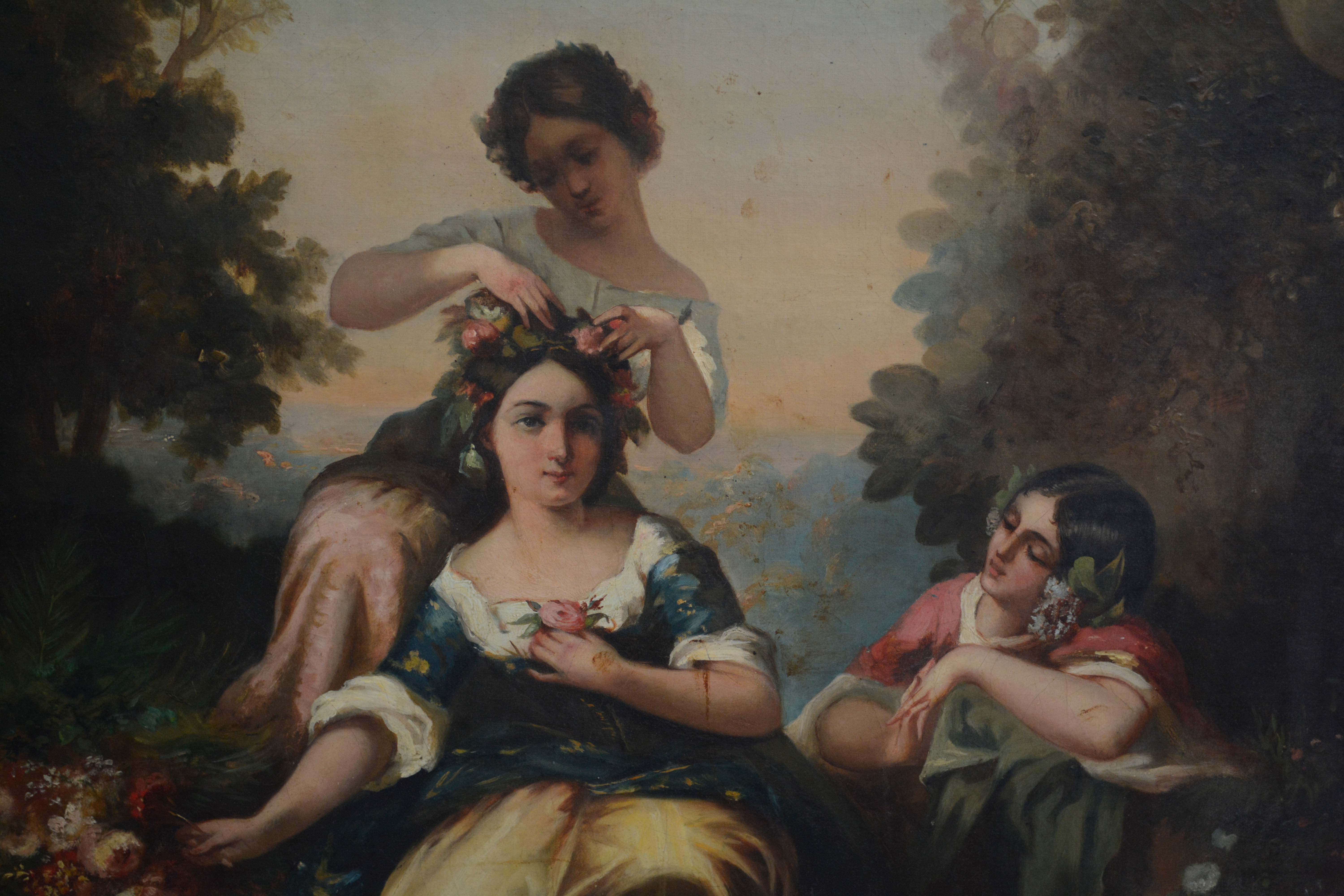 Copy Oil Painting after "The Coronation of Flora"