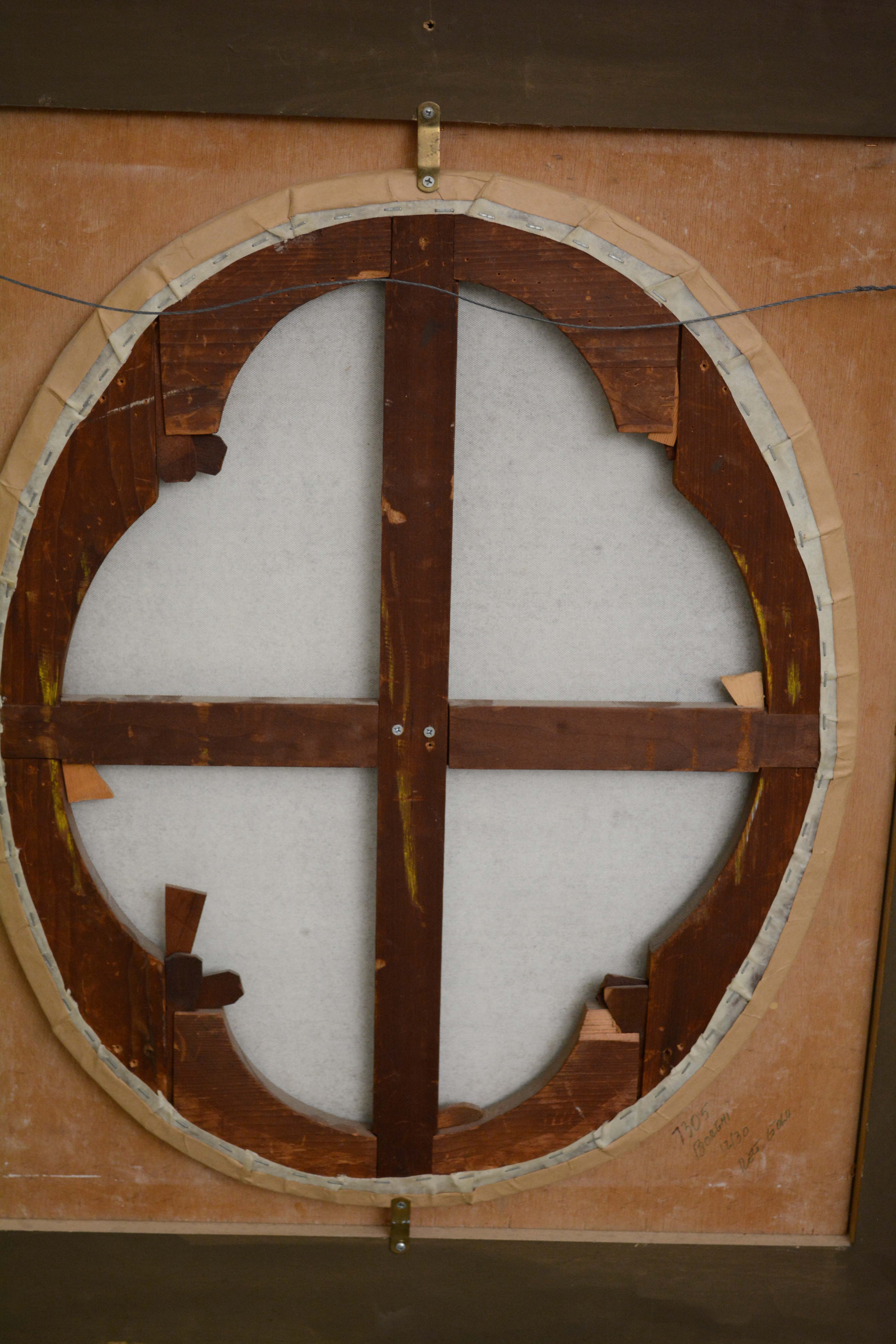 Oil Painting of Woman in a Garden