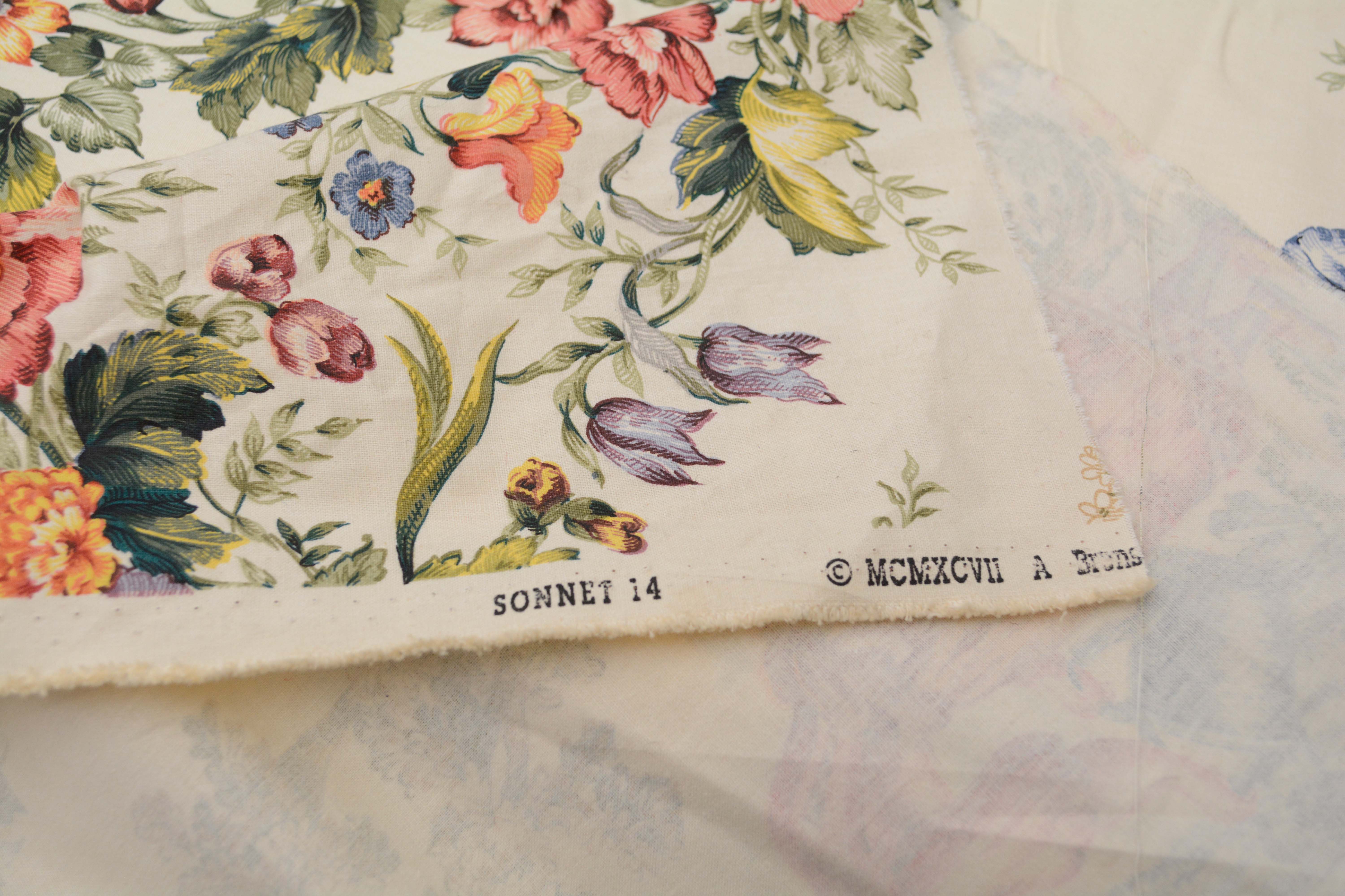 "Sonnet 14" Toile Upholstery Fabric Bolt by Brunschwig and Fils