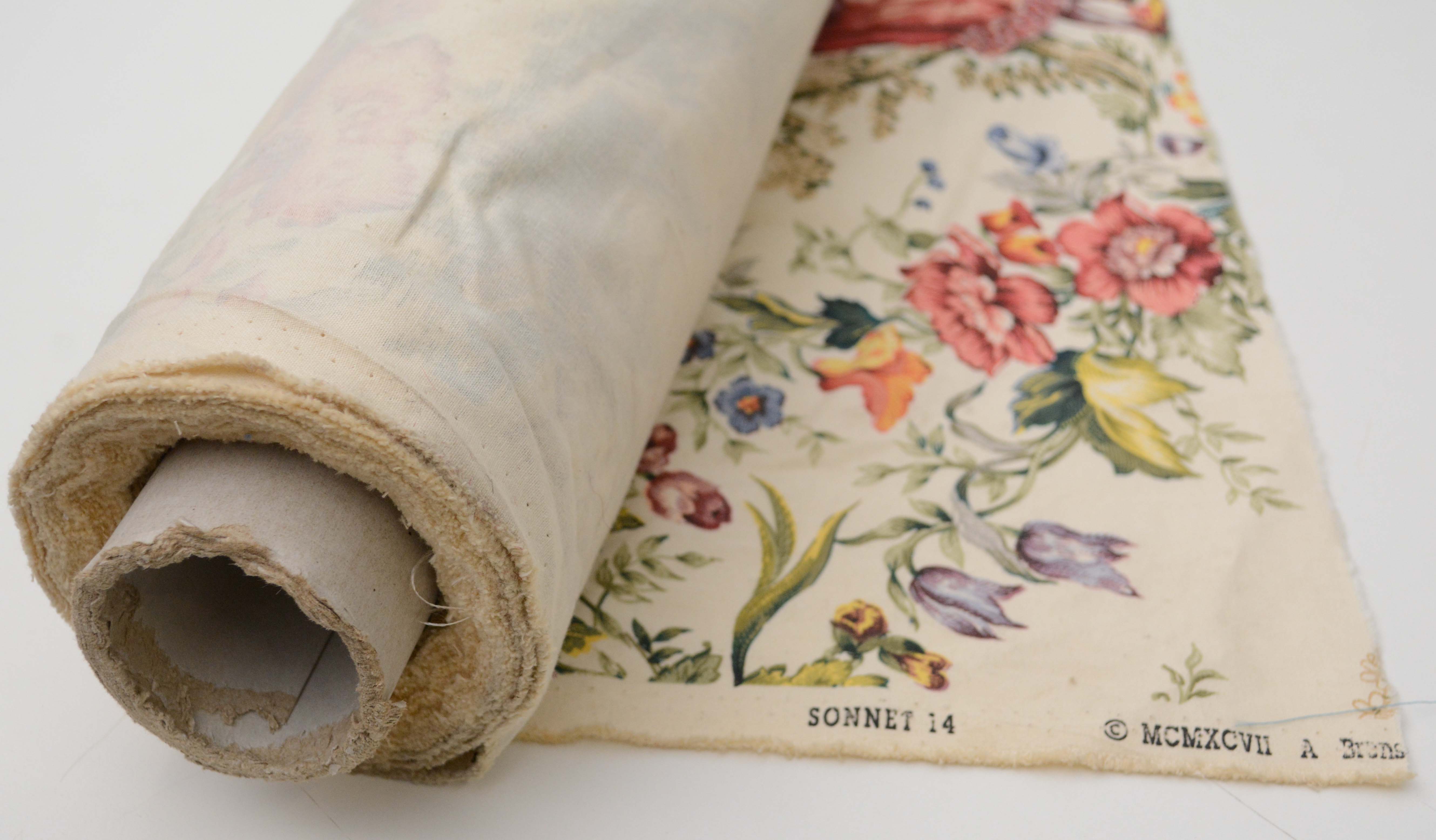 "Sonnet 14" Toile Upholstery Fabric Bolt by Brunschwig and Fils