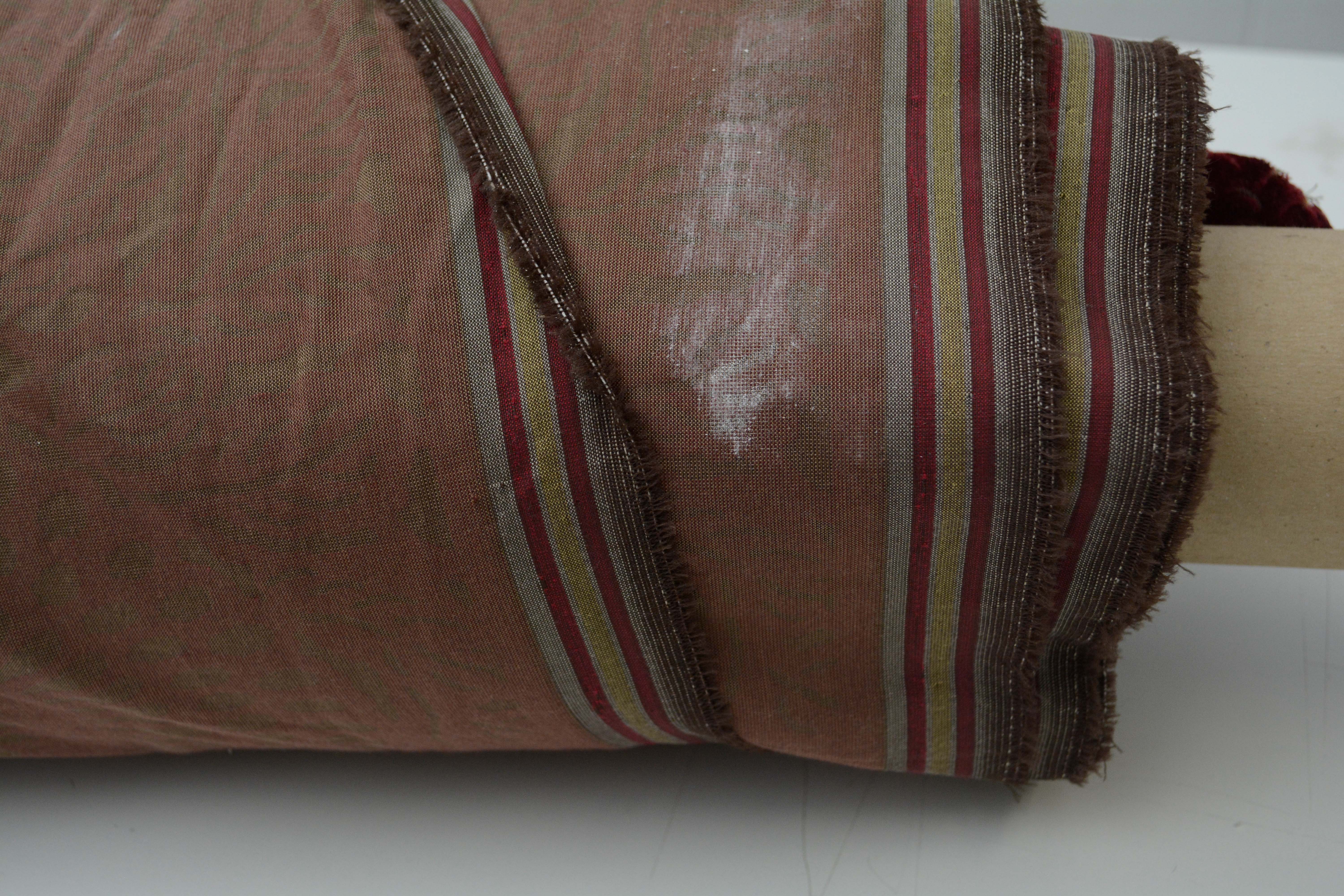 Red Velvet Upholstery Fabric Bolt