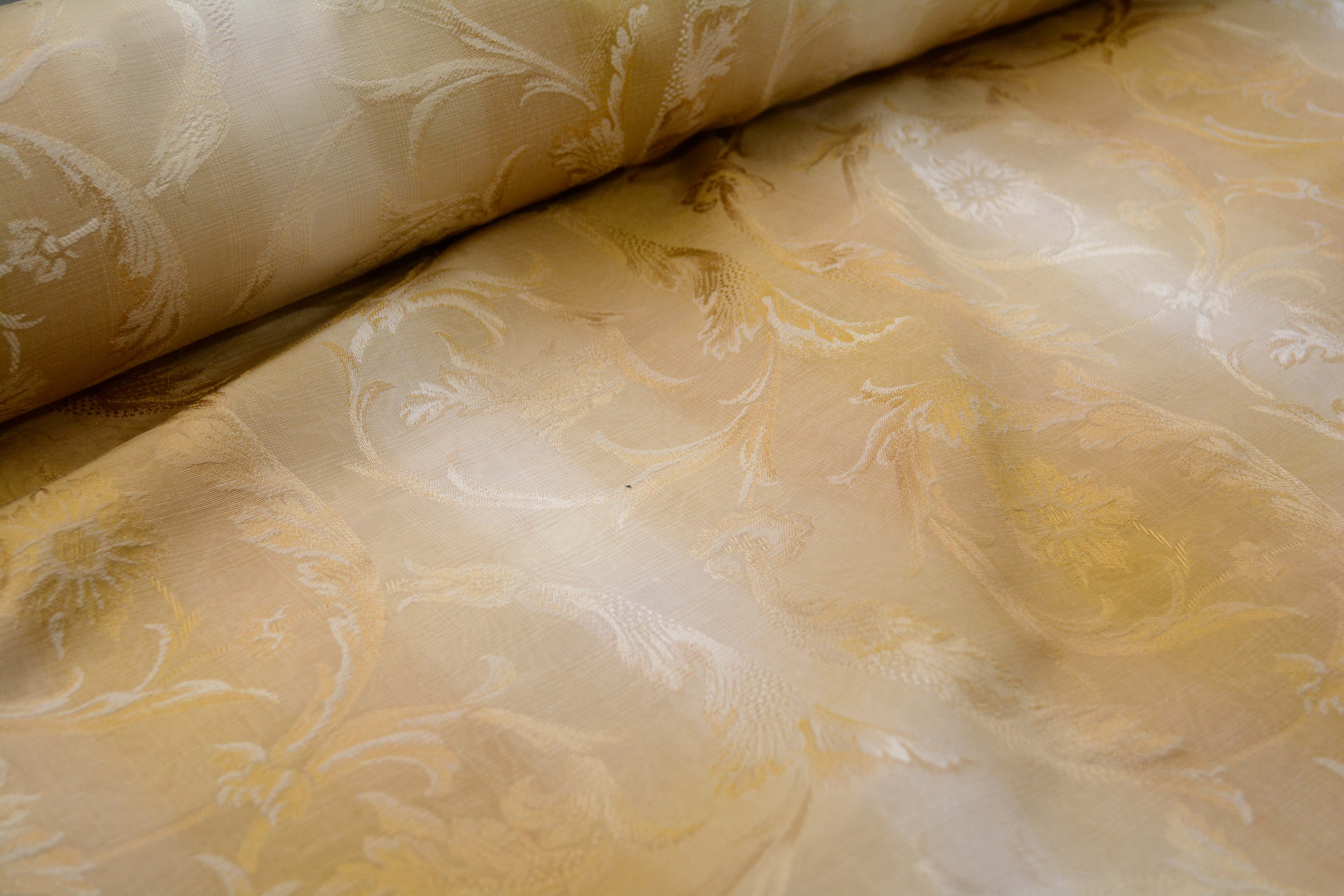 Tan and Brown Upholstery Fabric Bolts