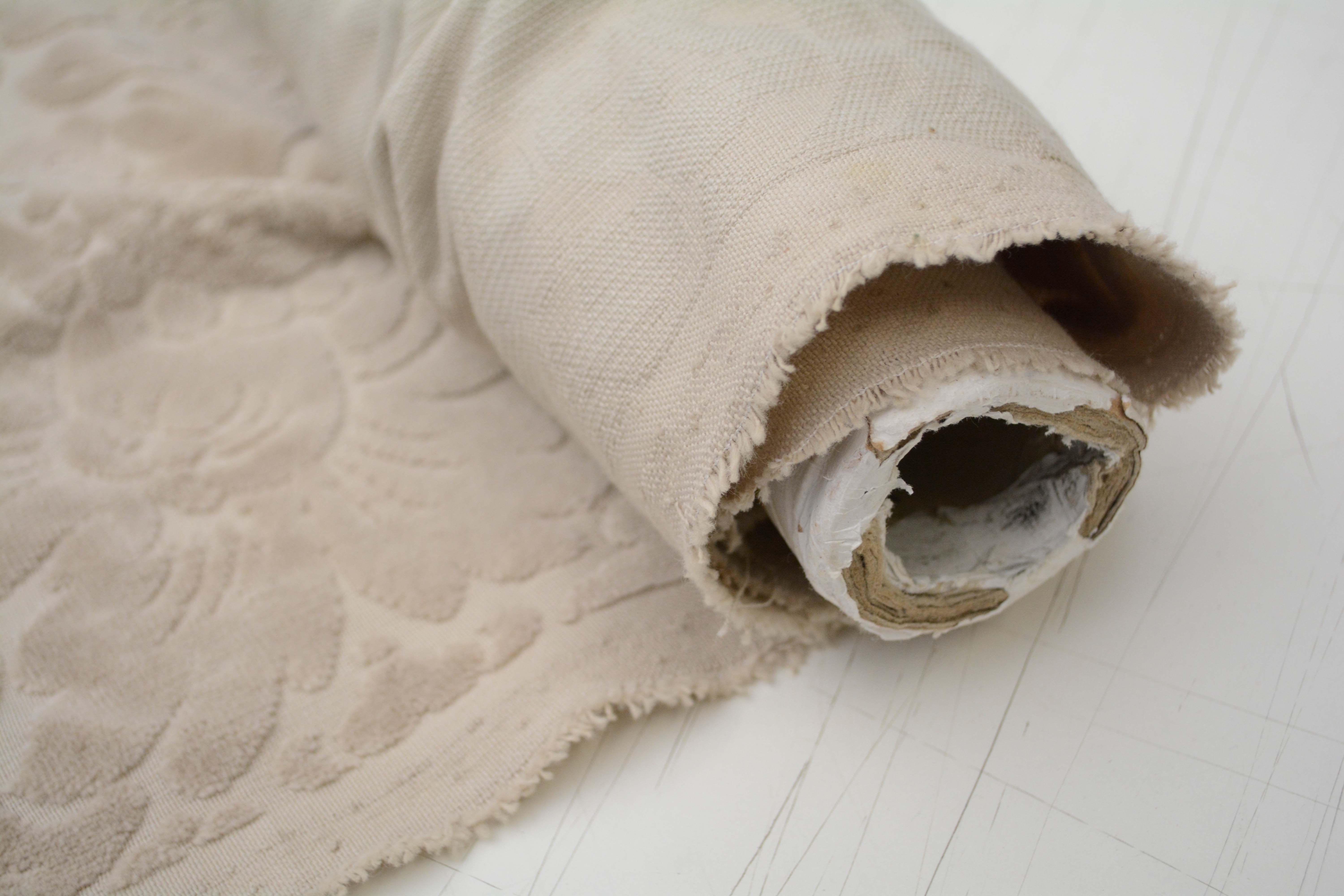 Pink and Grey Upholstery Fabric Bolts