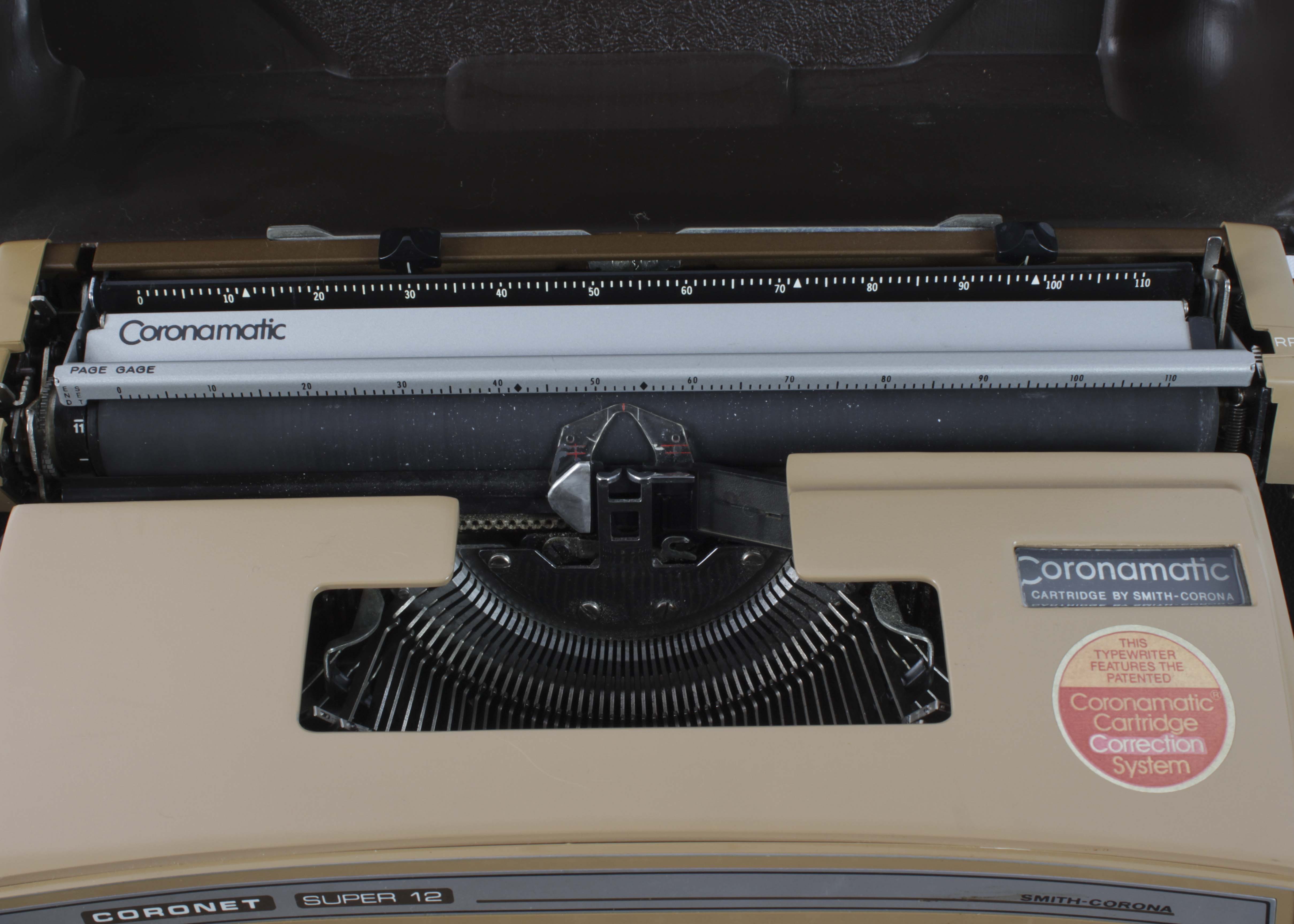 Smith-Corona Electric Coronet "Super-12" Typewriter with Case