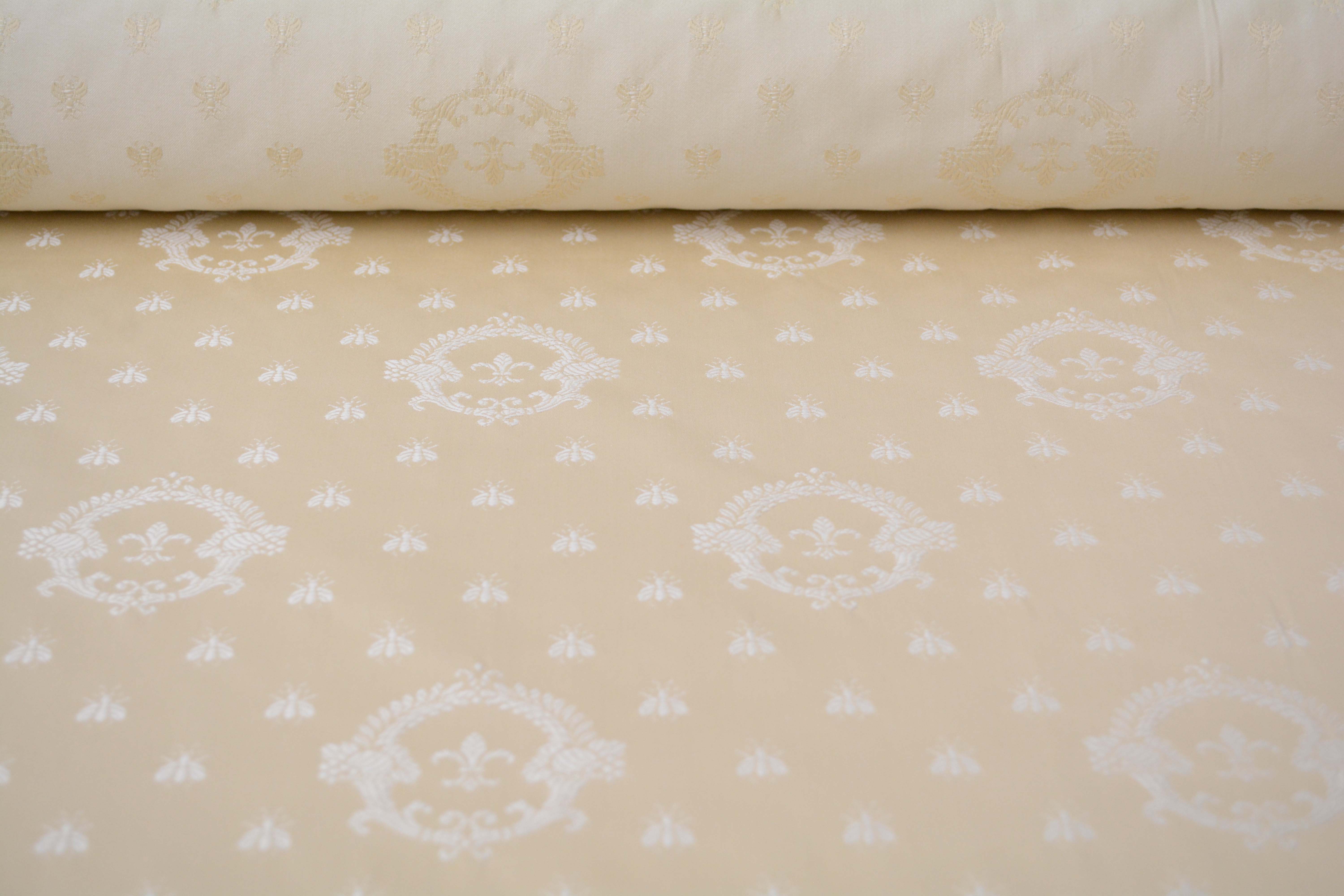 Cream Upholstery Fabric Bolts