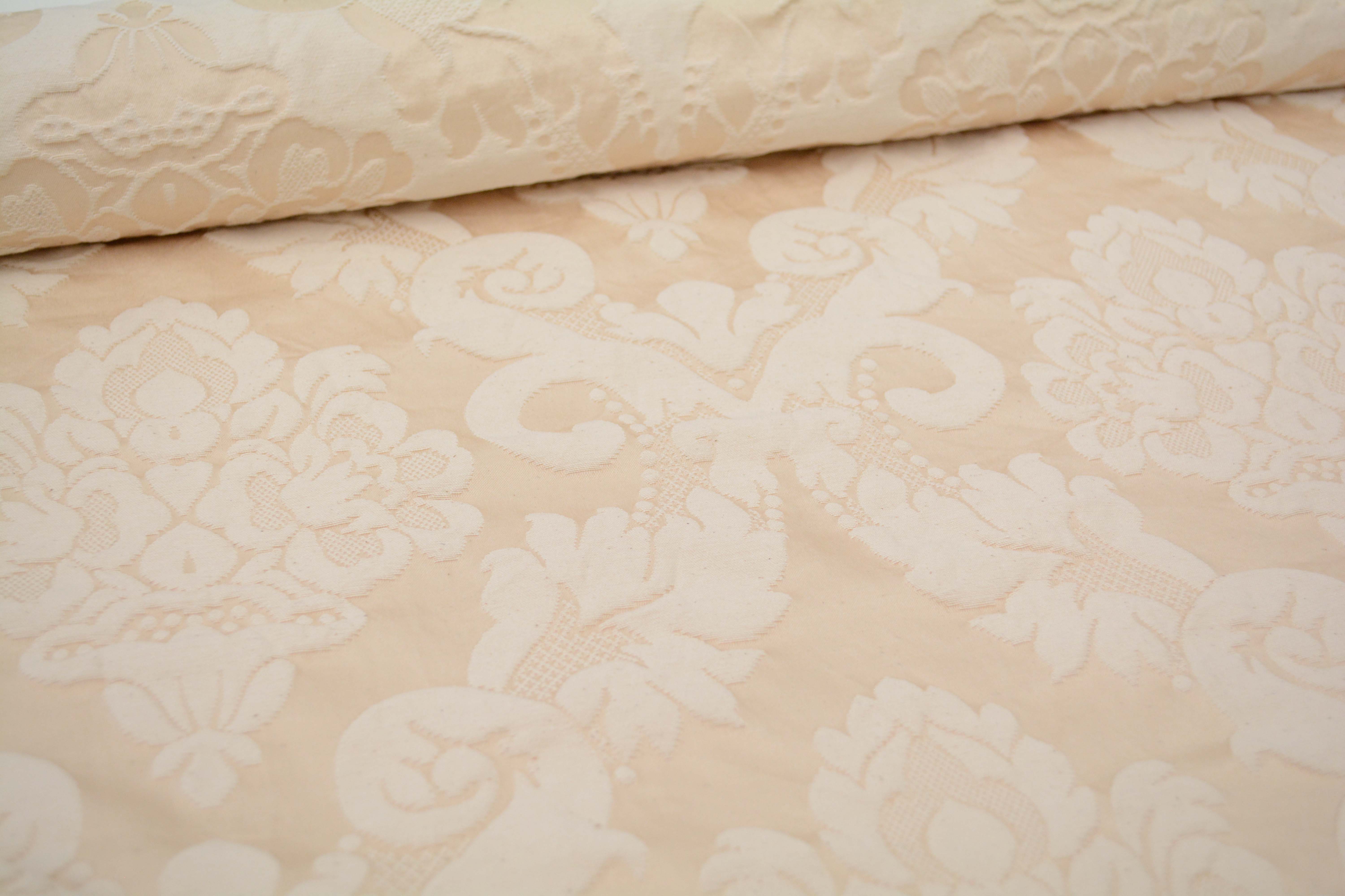 Cream Upholstery Fabric Bolts