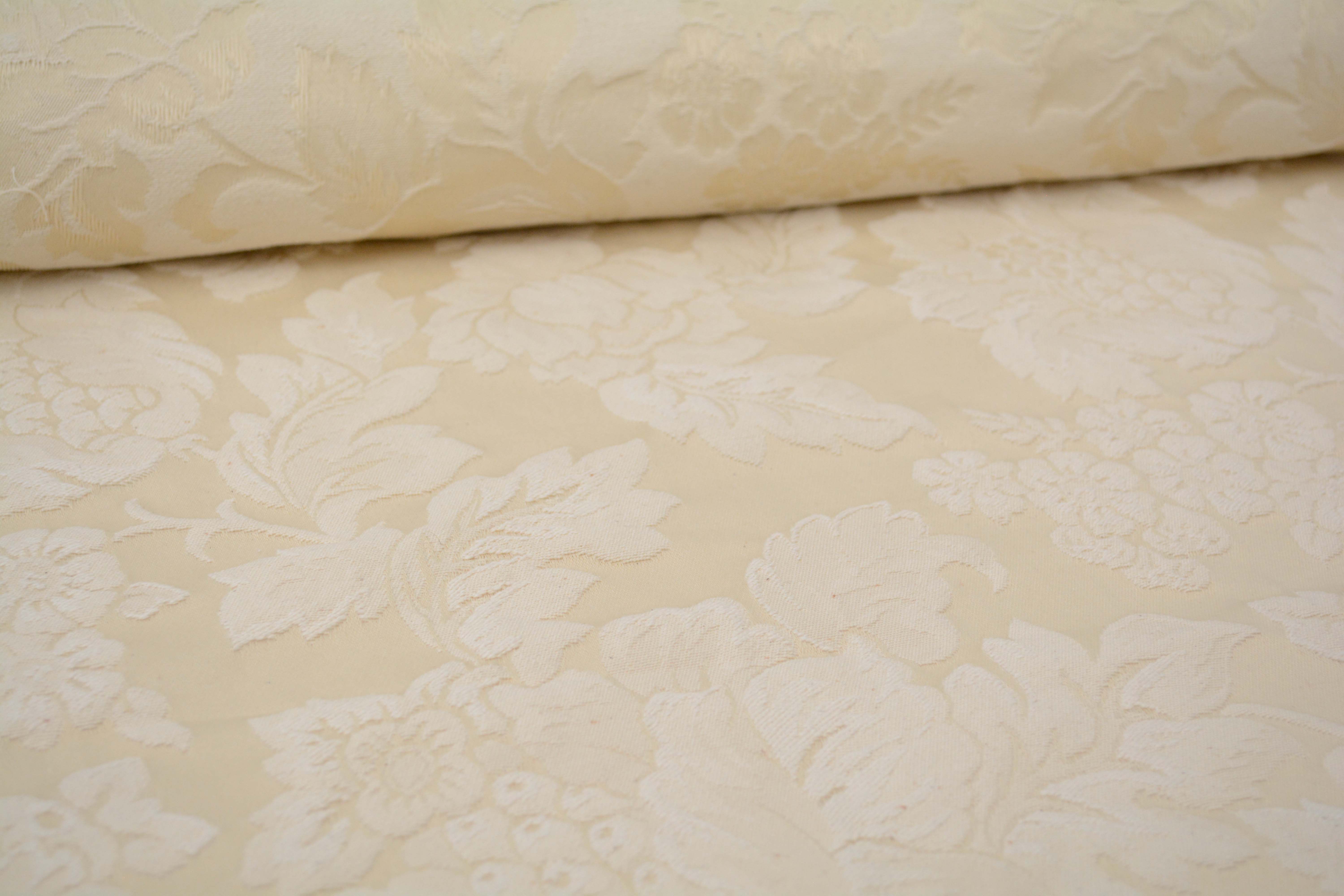 Cream Upholstery Fabric Bolts