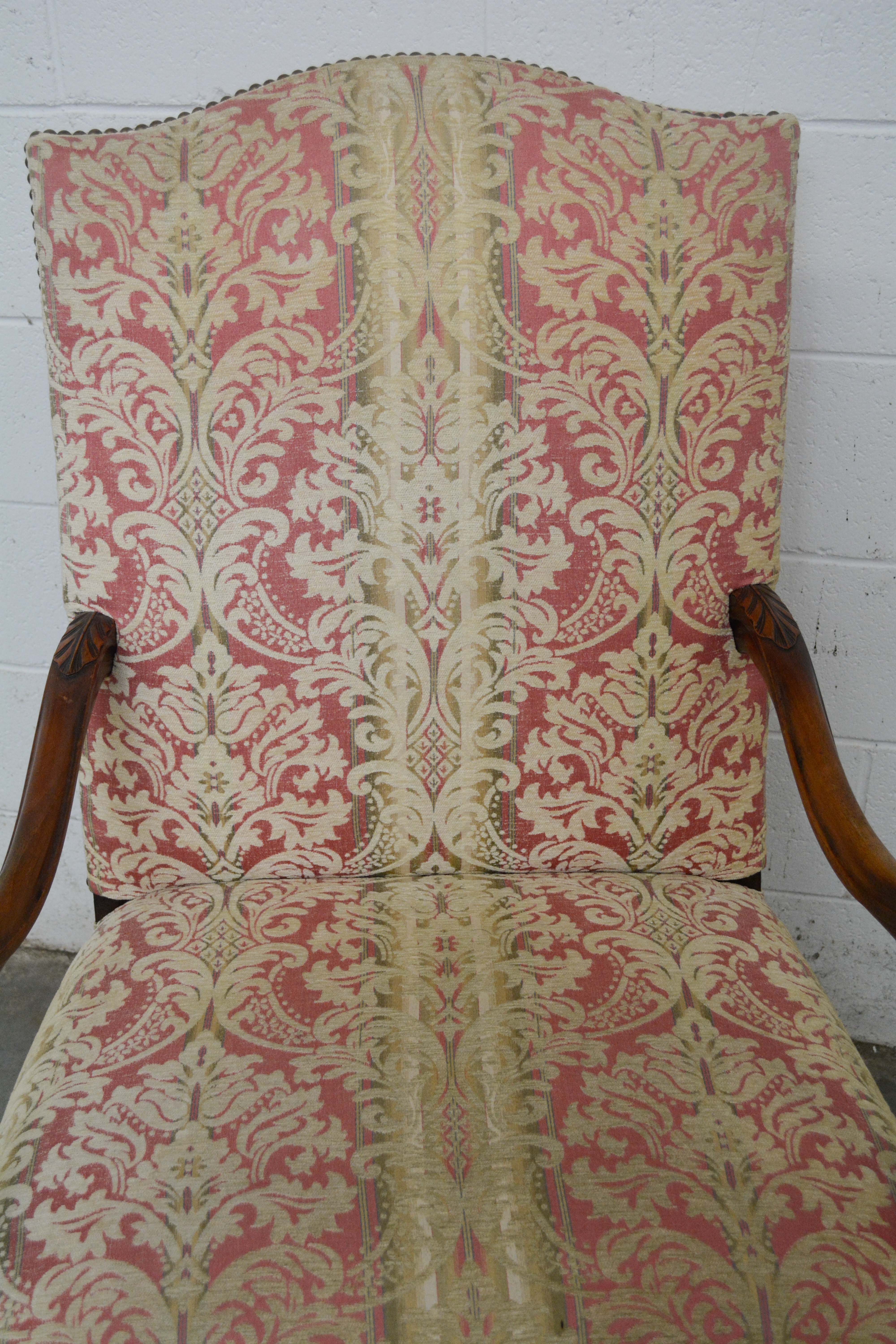 Louis XV Style Carved Wood Armchair, Mid/Late 20th Century