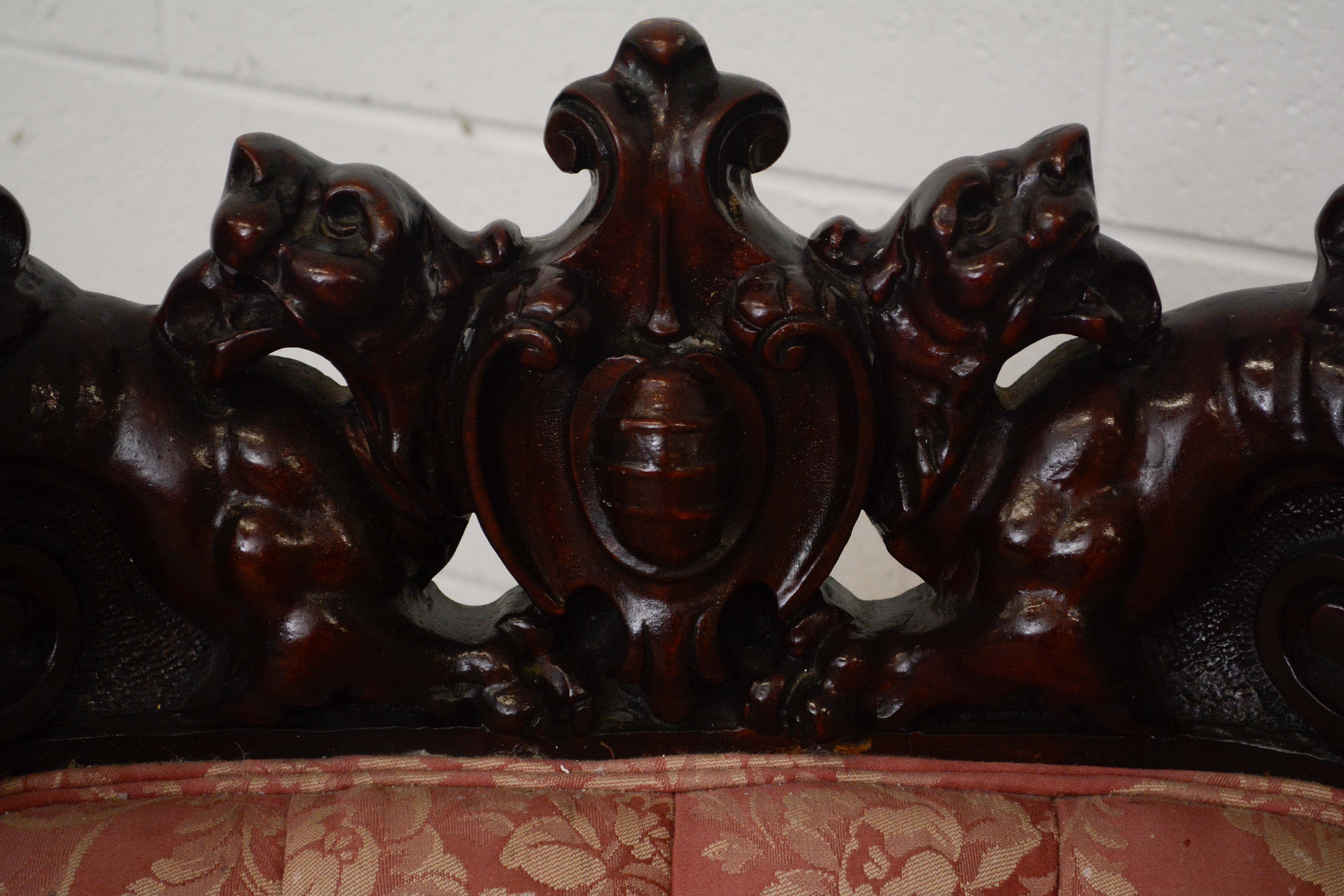 S. Karpen & Bros. Three Piece Renaissance Revival Mahogany Parlor Set