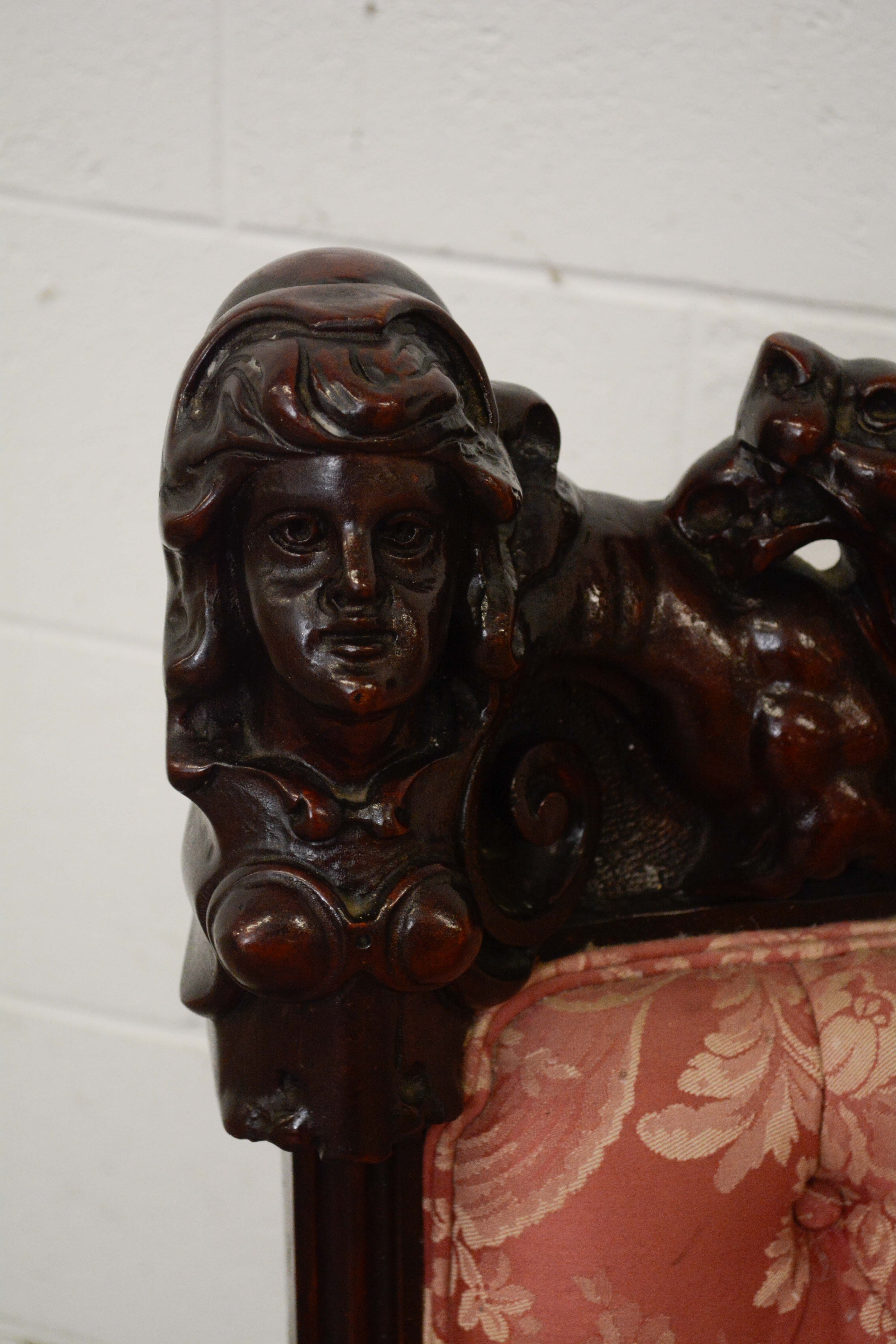 S. Karpen & Bros. Three Piece Renaissance Revival Mahogany Parlor Set