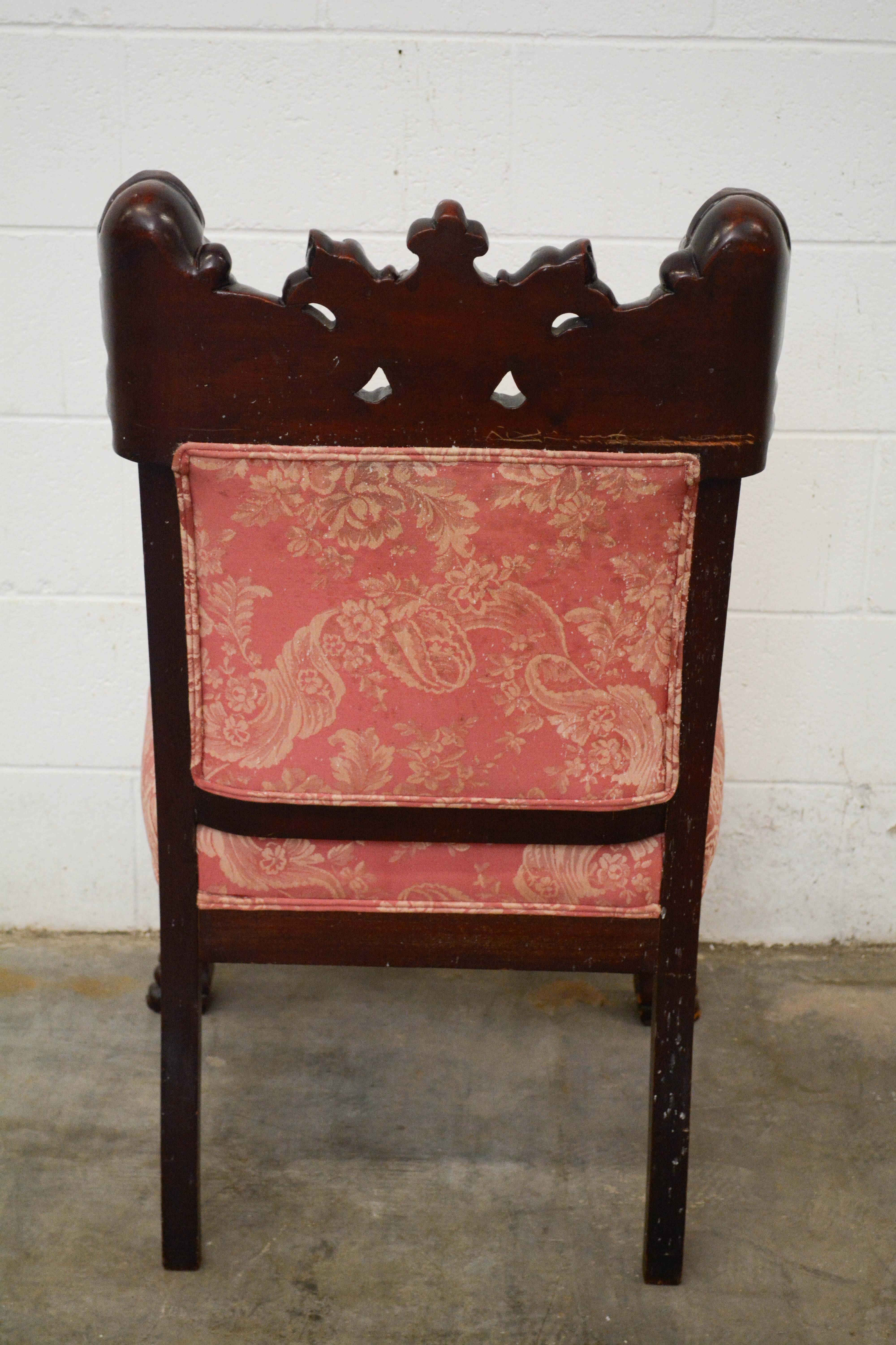 S. Karpen & Bros. Three Piece Renaissance Revival Mahogany Parlor Set