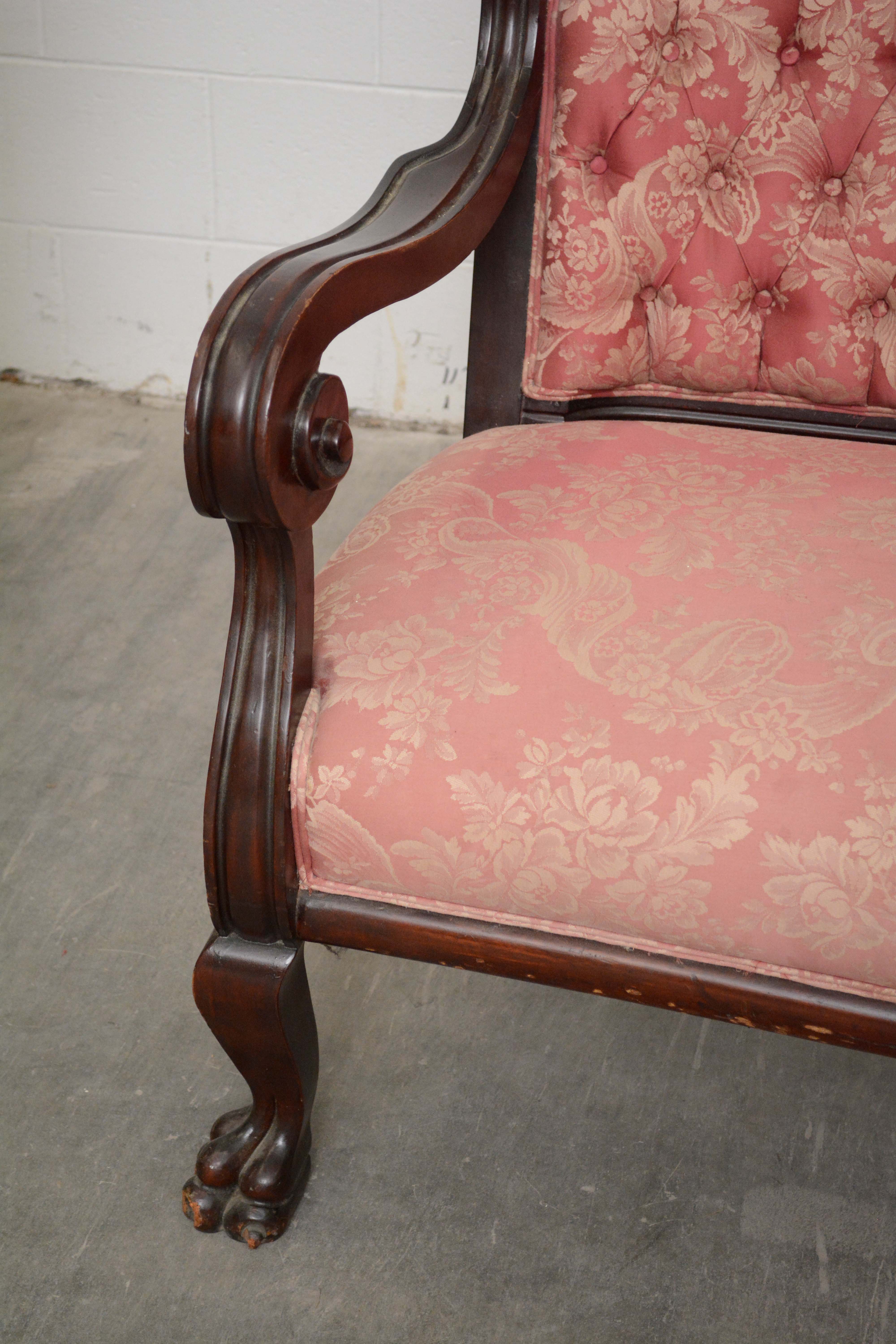 S. Karpen & Bros. Three Piece Renaissance Revival Mahogany Parlor Set