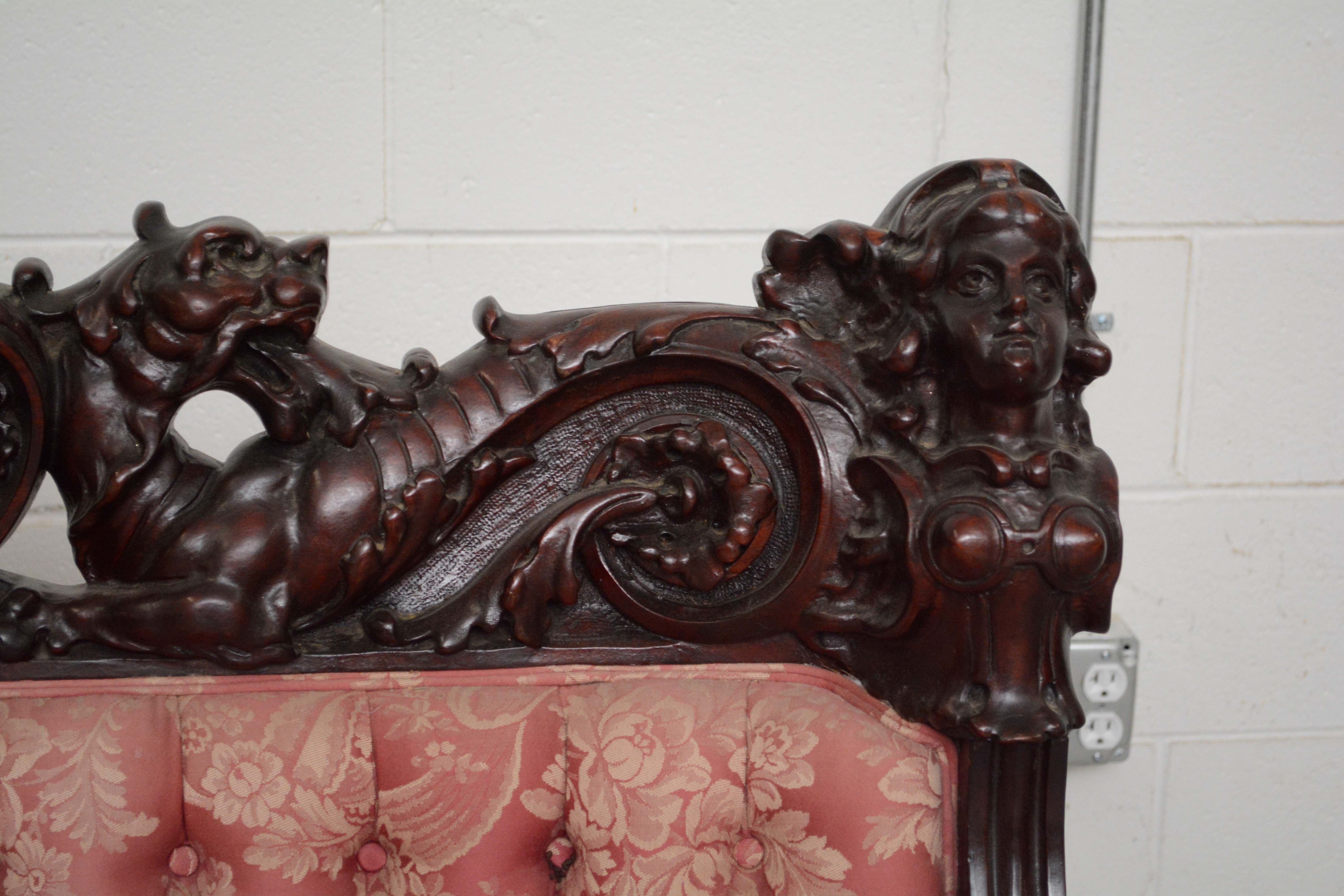 S. Karpen & Bros. Three Piece Renaissance Revival Mahogany Parlor Set