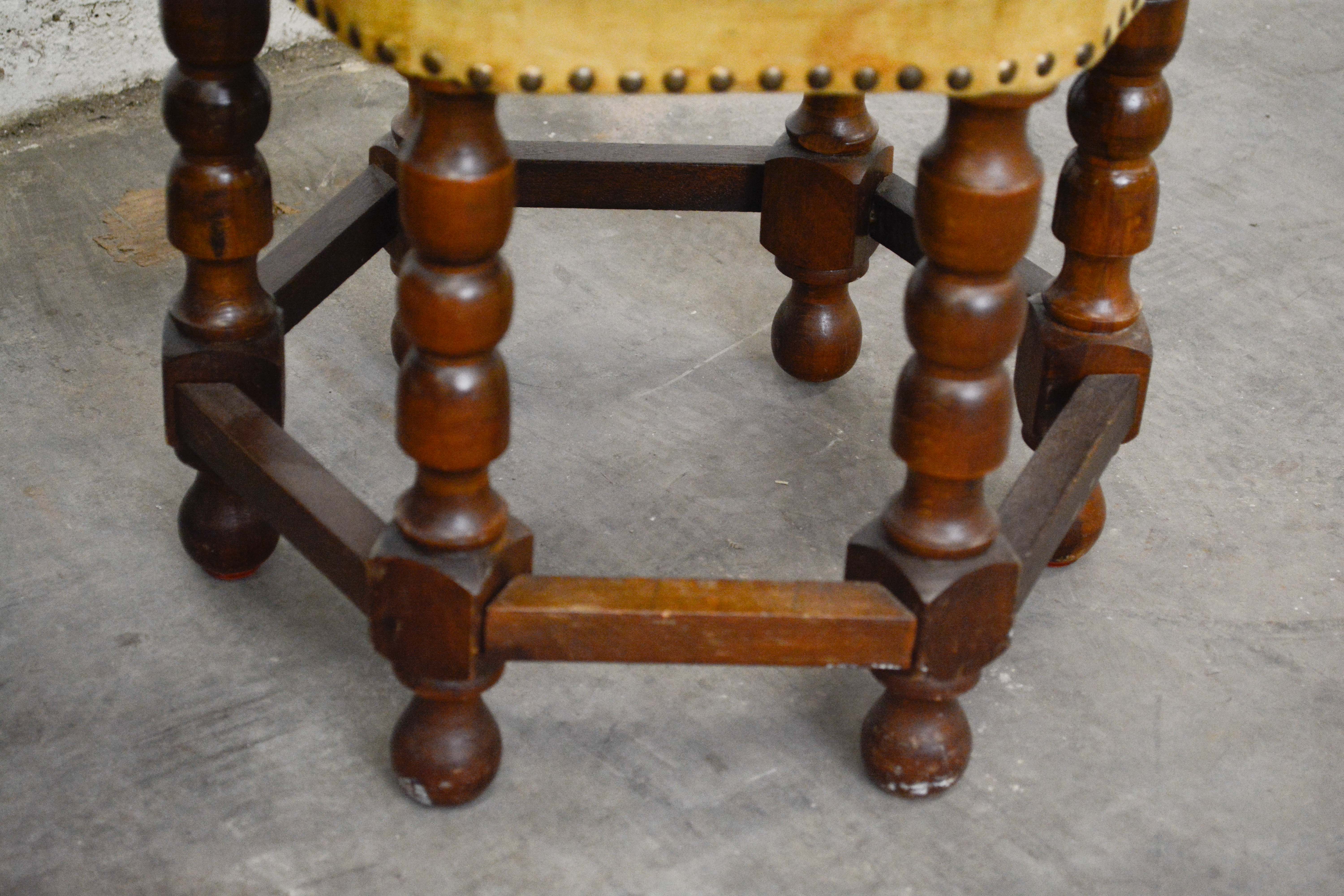 Two Needlepoint Footstools, 19th/20th Century