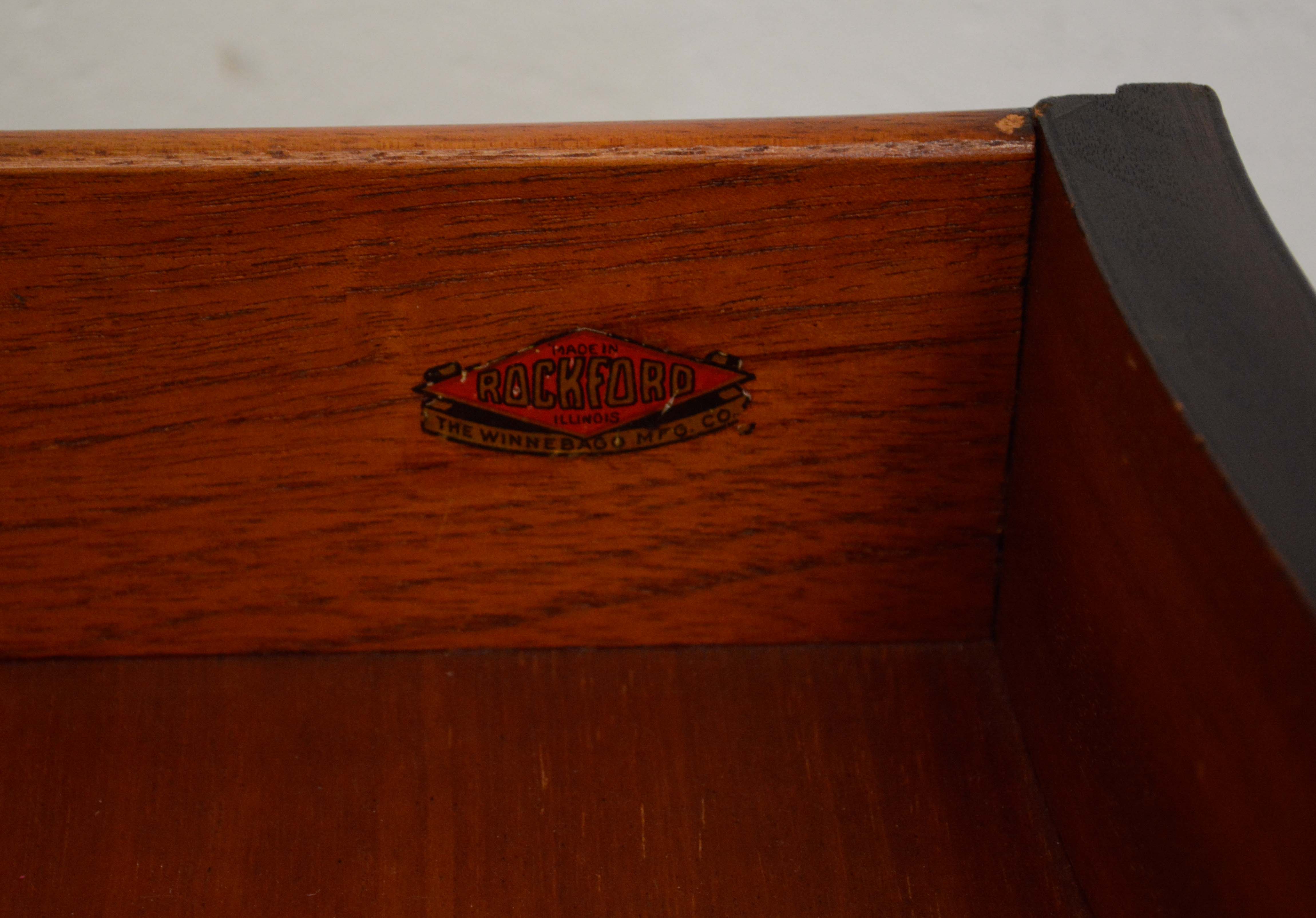 Louis XV Style Painted Walnut Side Table by The Winnebago Mfg. Co., 20th Century