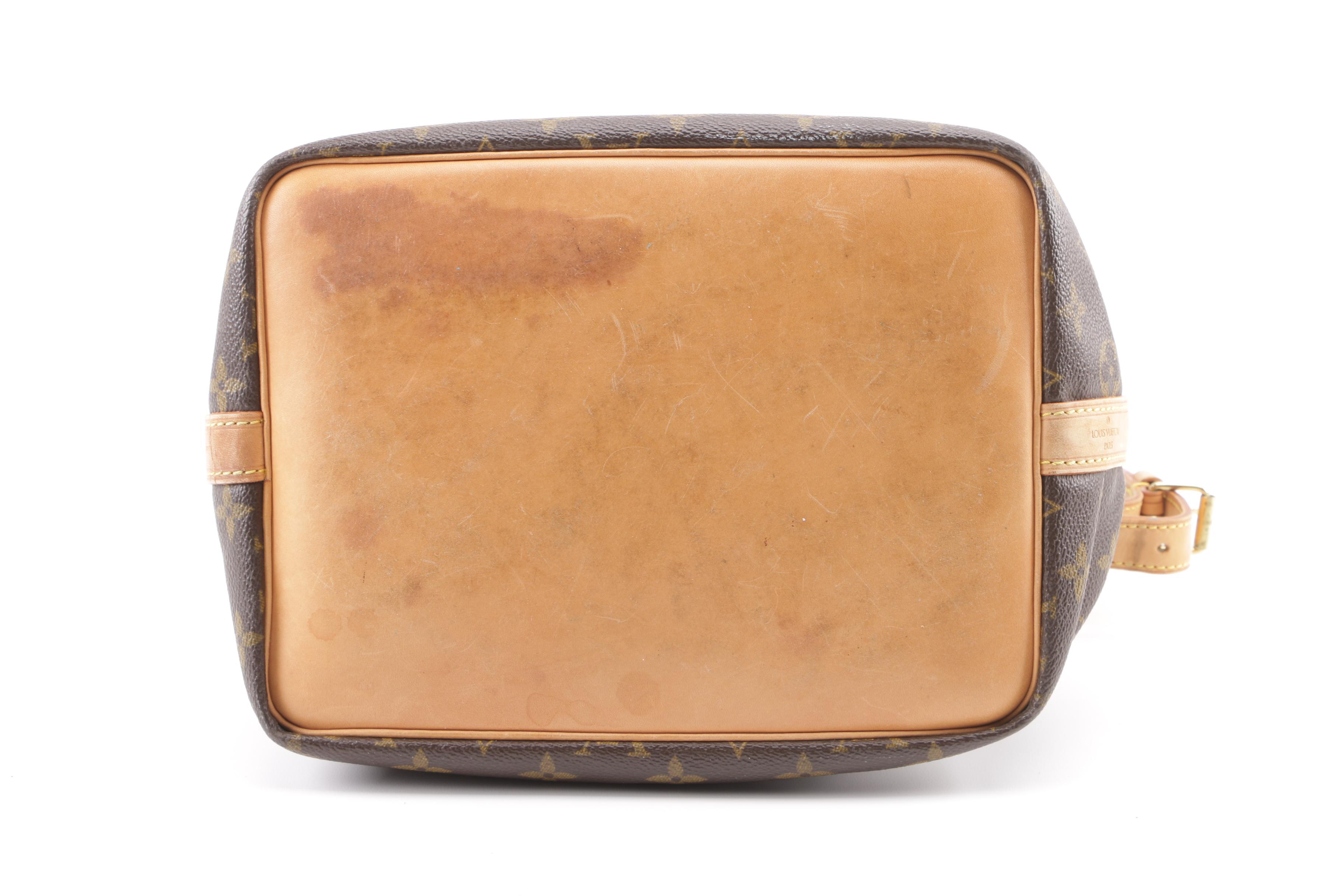 1993 Vintage Louis Vuitton Paris Monogram Canvas Noe Bucket Bag