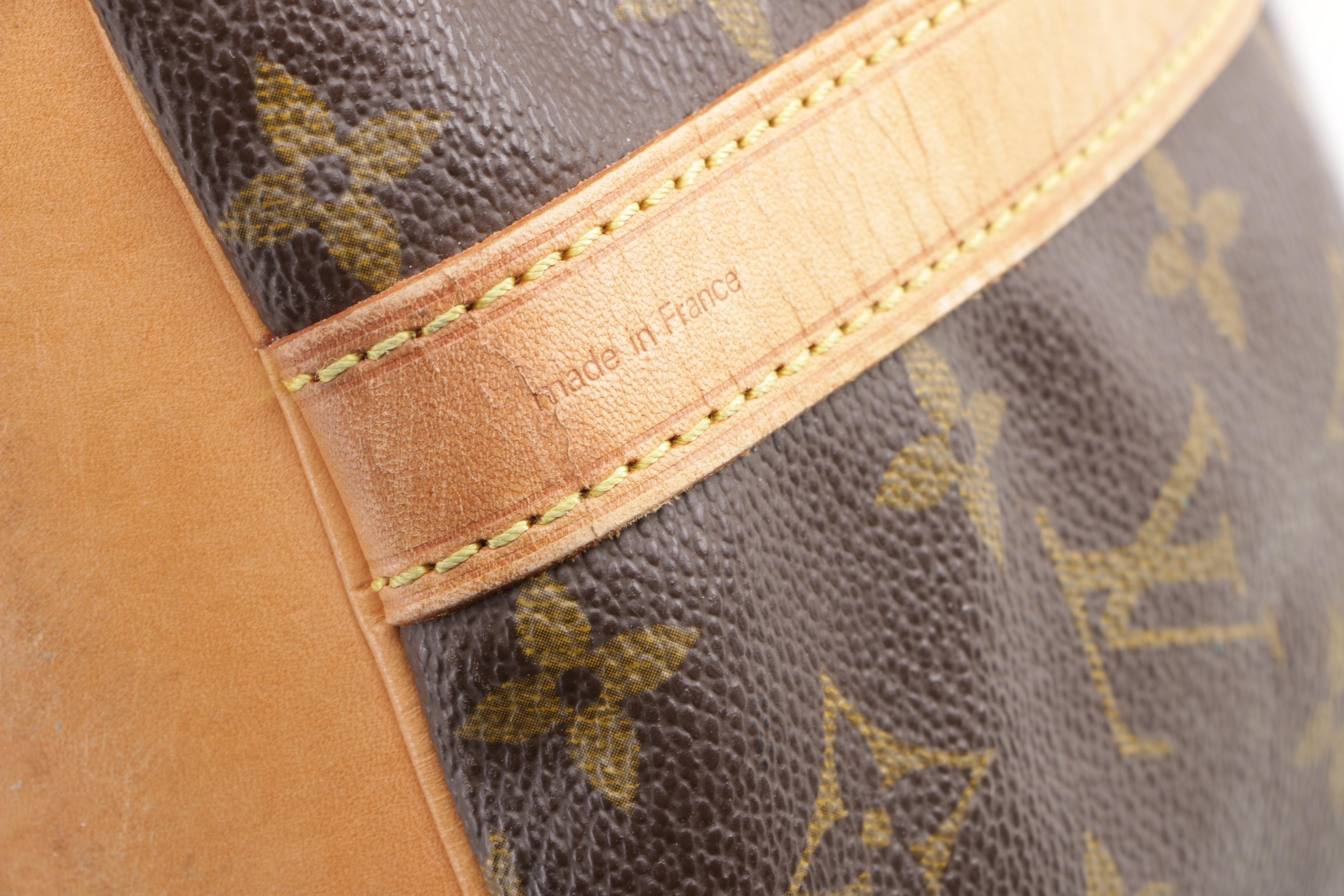 1993 Vintage Louis Vuitton Paris Monogram Canvas Noe Bucket Bag