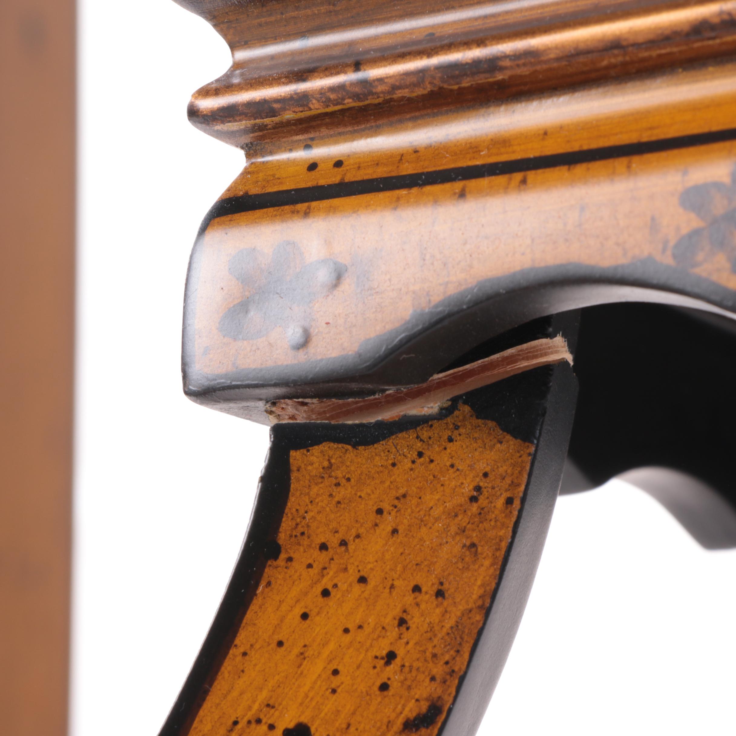 Robert Adams Style Painted Wood Entertainment Highboy by Chelsea House, 21st C.