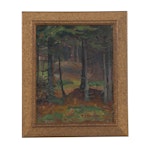 Robert Whitmore Oil Painting "Through the Woods"