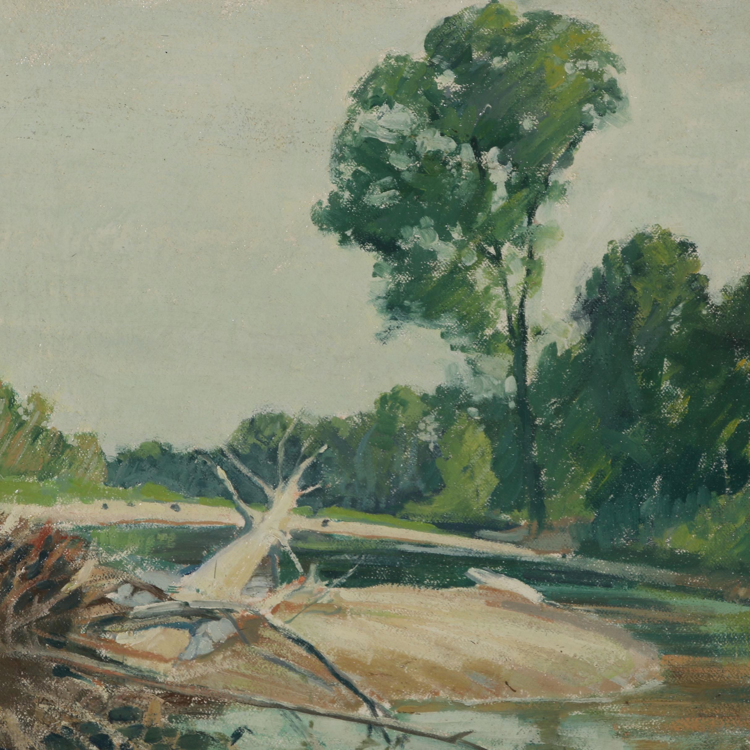 Robert Whitmore Oil Painting "North of Dayton, Late May"