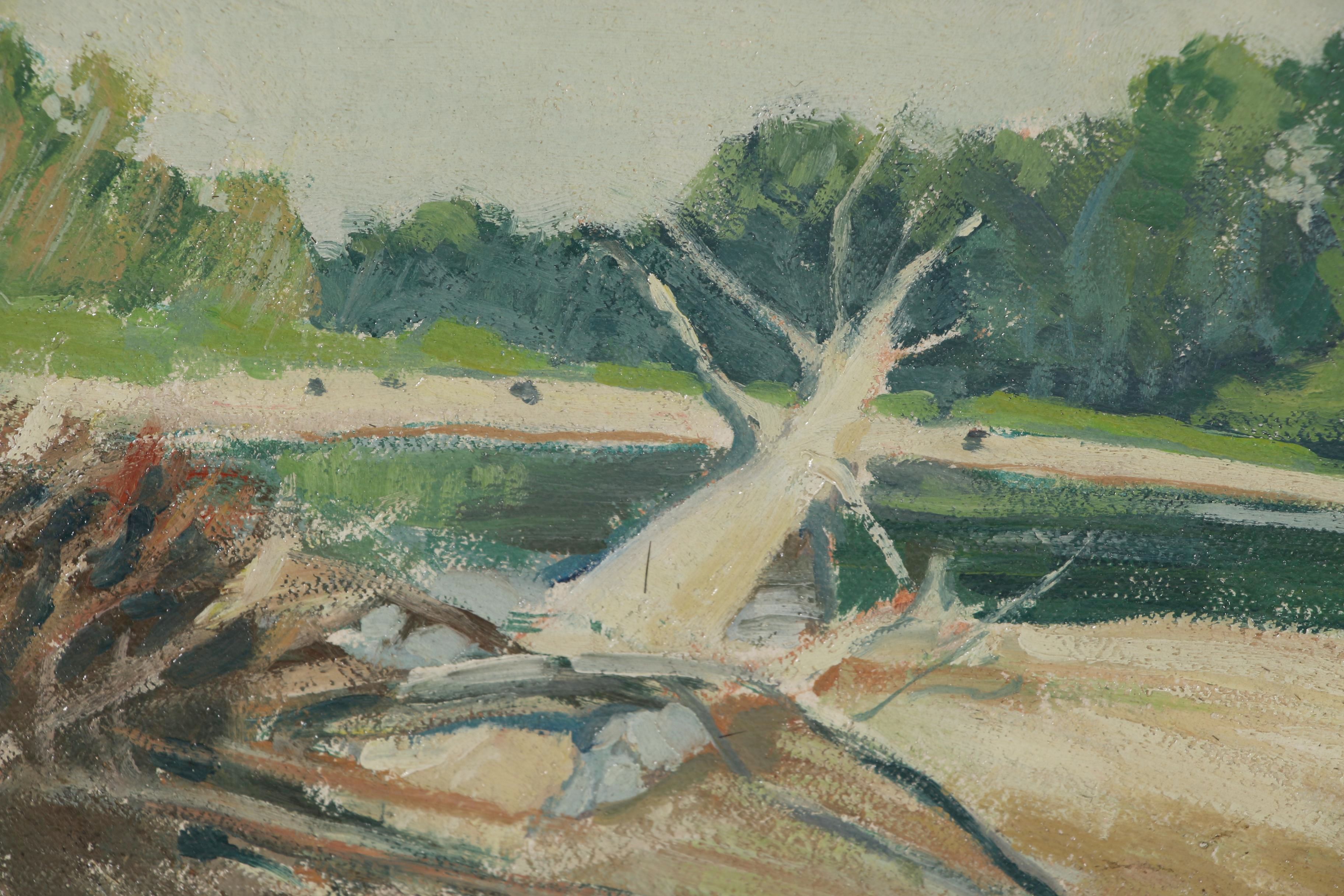 Robert Whitmore Oil Painting "North of Dayton, Late May"