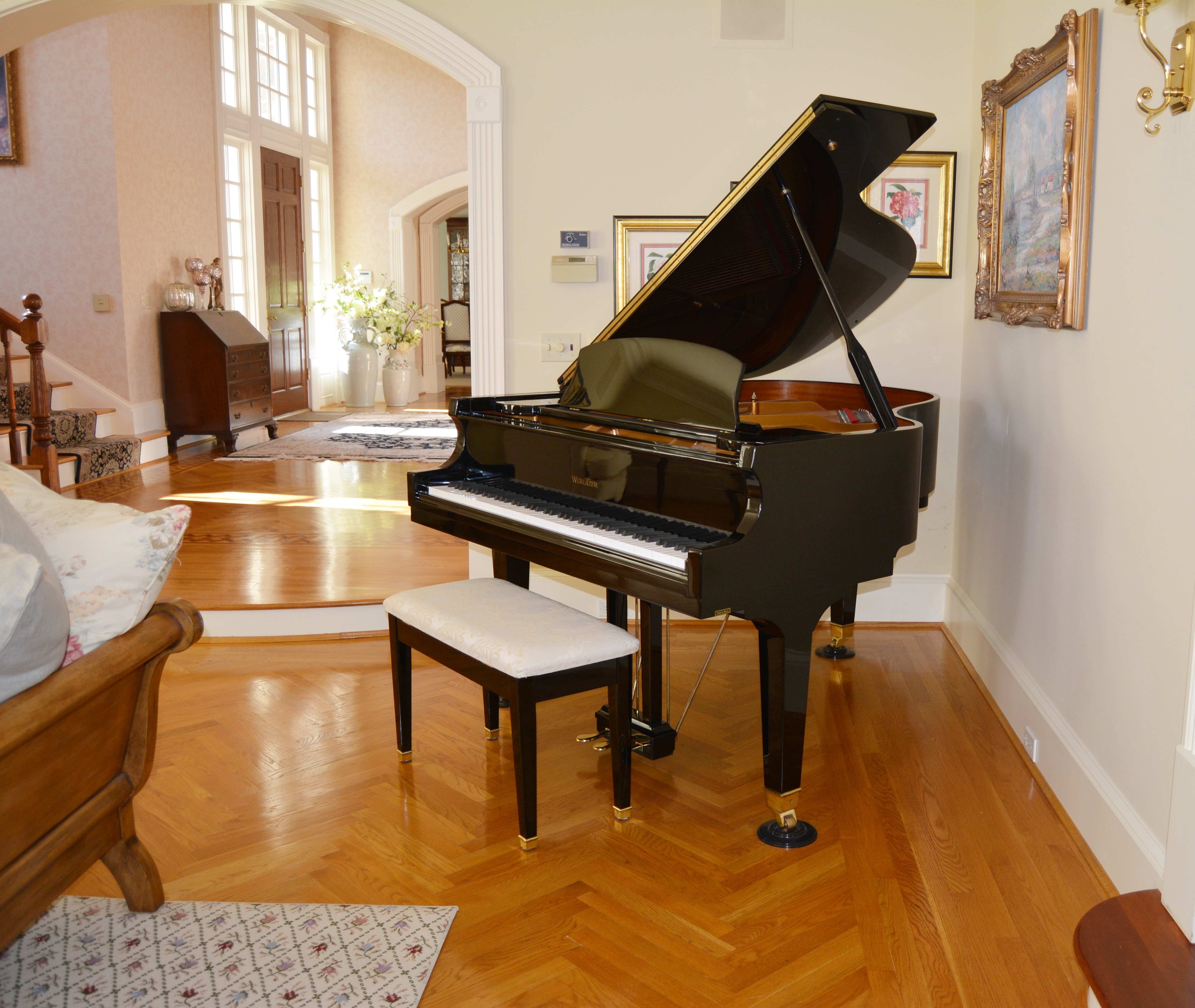 Wurlitzer Grand Piano Model C173 and Bench
