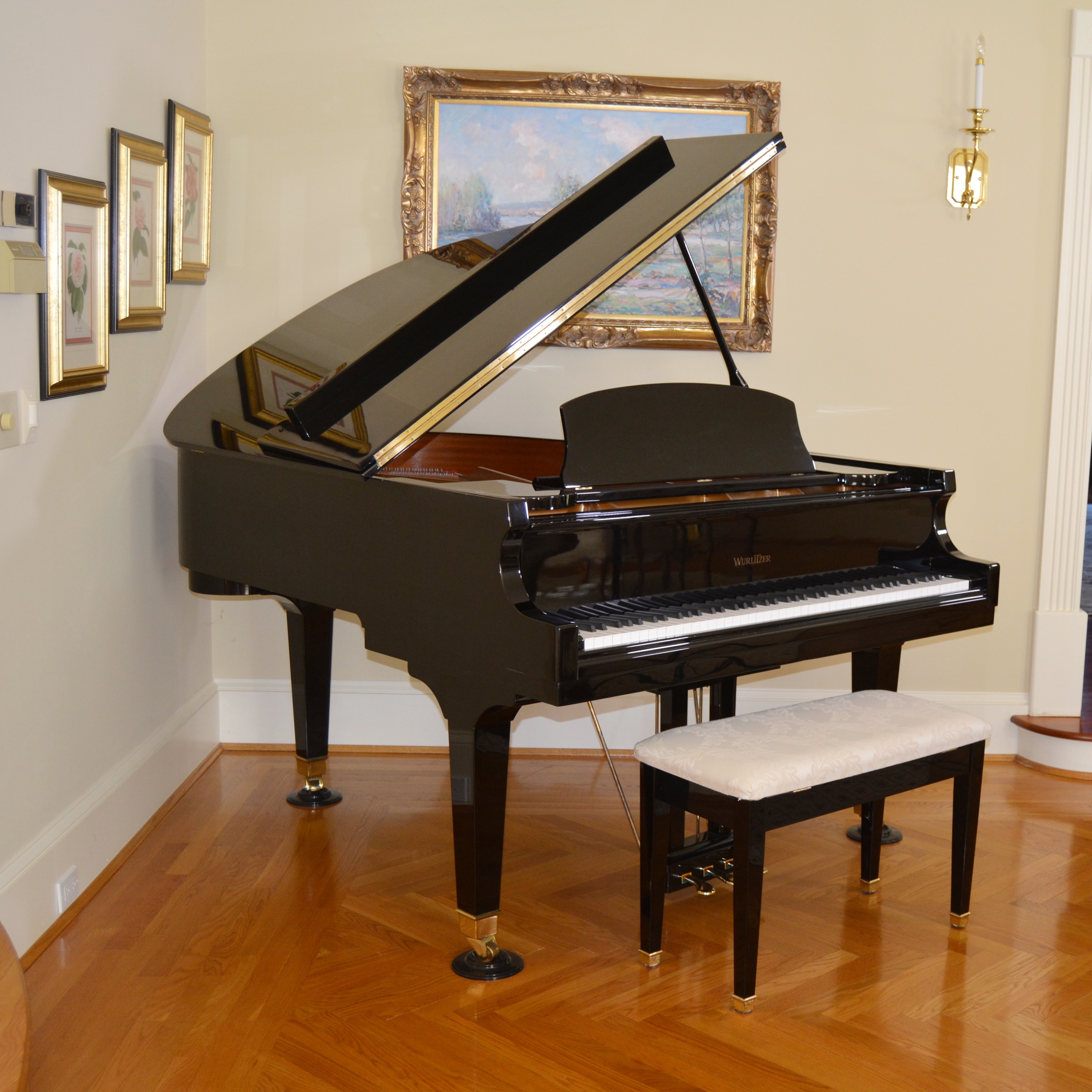 Wurlitzer Grand Piano Model C173 and Bench