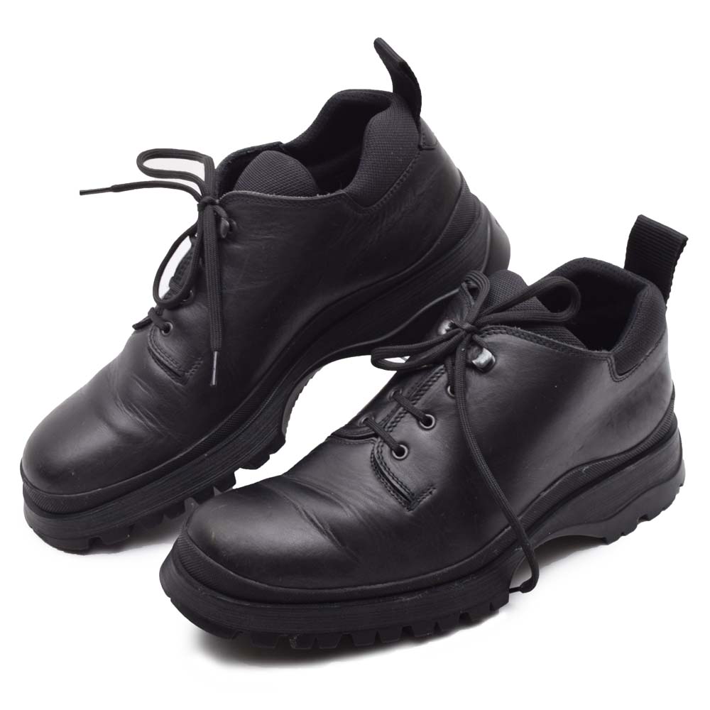 Men's Prada Black Leather Boots