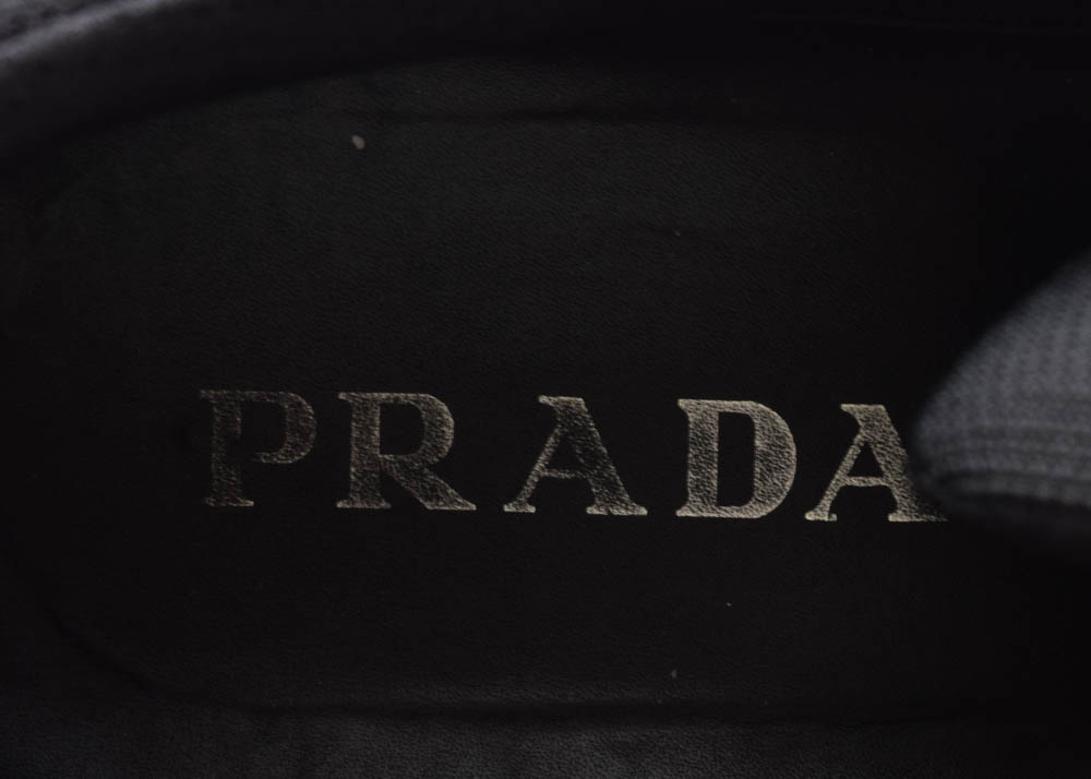 Men's Prada Black Leather Boots