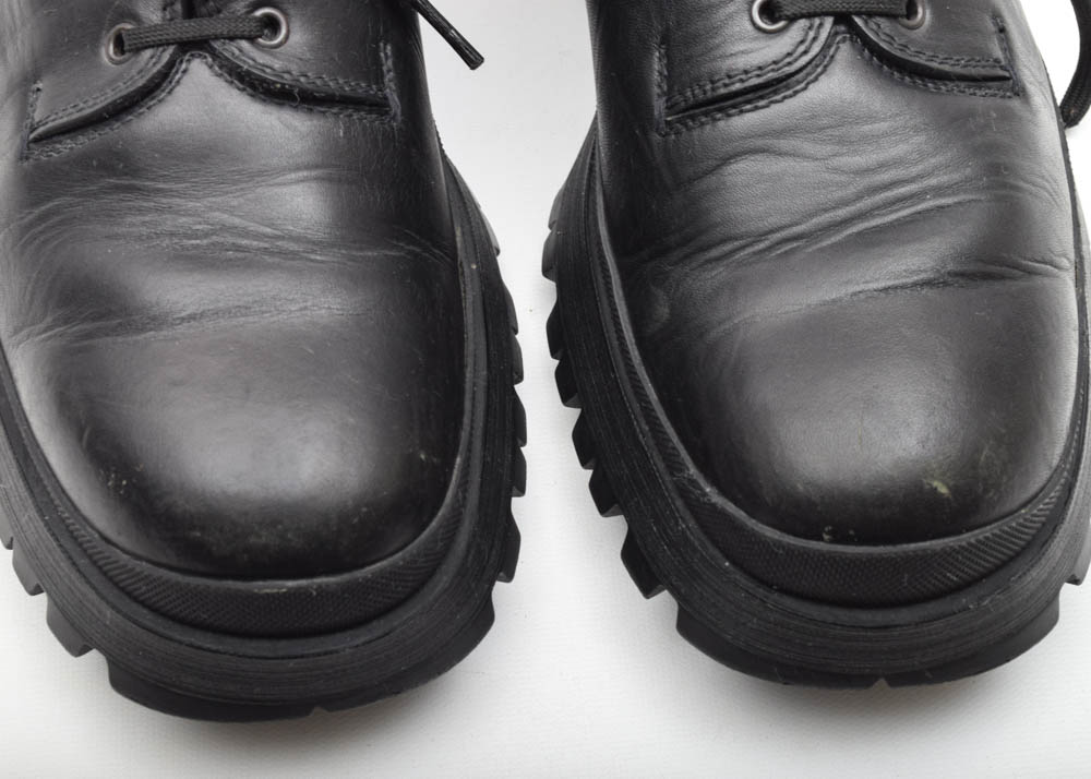 Men's Prada Black Leather Boots