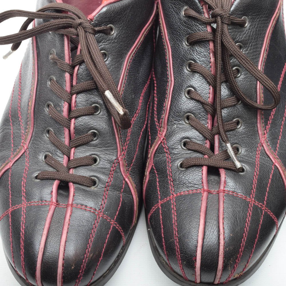 Mens Prada Leather Sneakers